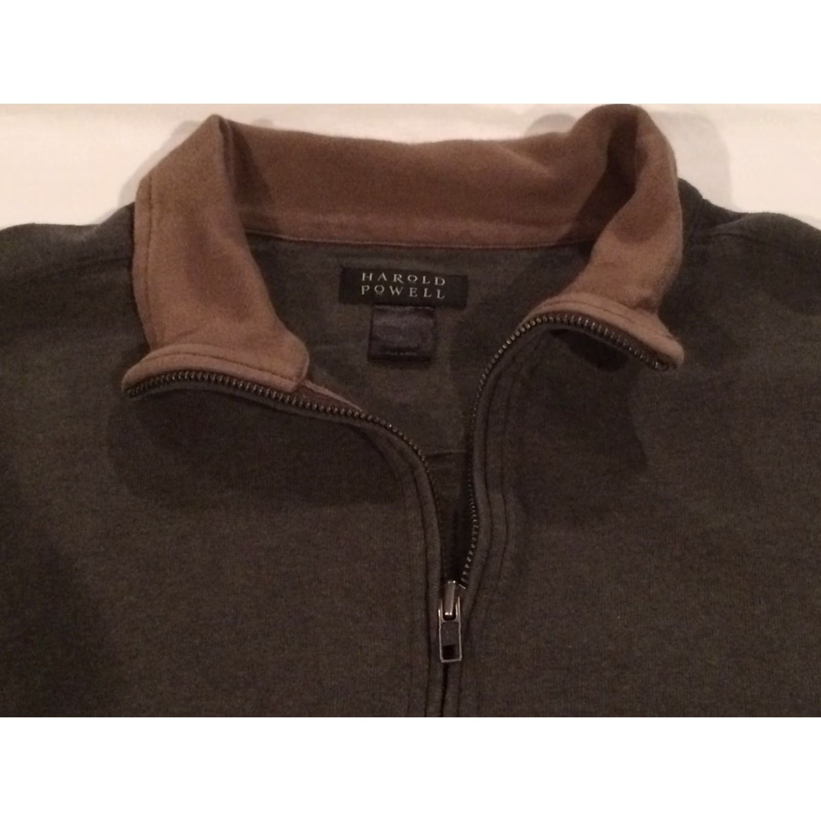 Vintage Harold Powell Green Pullover Casual Sz L 1/4 Zip - EUC Size US L / EU 52-54 / 3 - 5 Thumbnail