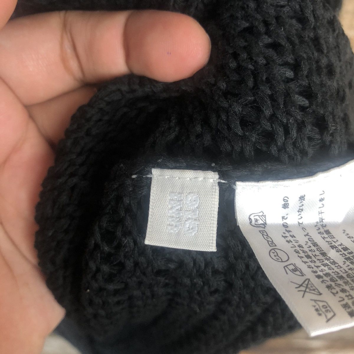 Vintage DL Uniqlo crochet Black Knitwear #C547 Size M / US 6-8 / IT 42-44 - 12 Thumbnail