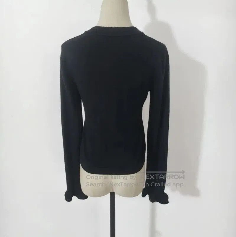 Burberry Burberry Black Wool Long Sleeve Cardigan. Size M / US 6-8 / IT 42-44 - 4 Thumbnail
