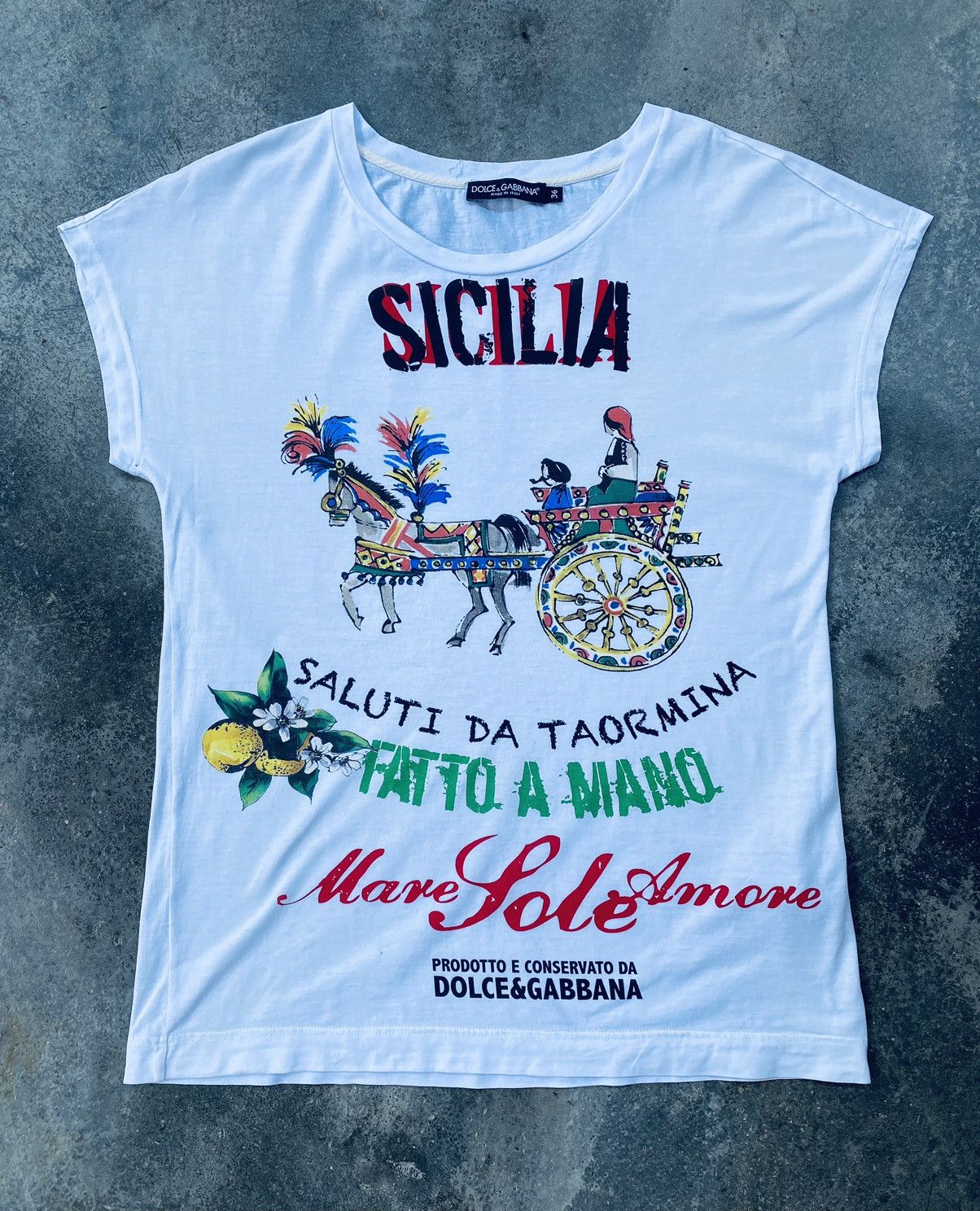 Dolce & Gabbana Vintage Dolce&Gabbana Rare Tees Size S / US 4 / IT 40 - 1 Thumbnail