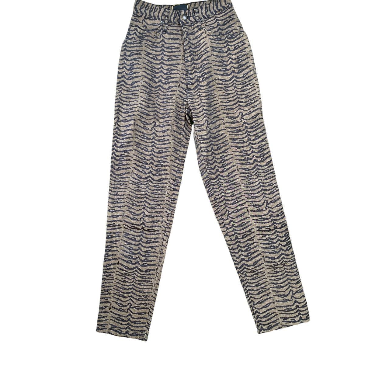Fendi Jacquard Silk Trouser With Floral Motif | Grailed