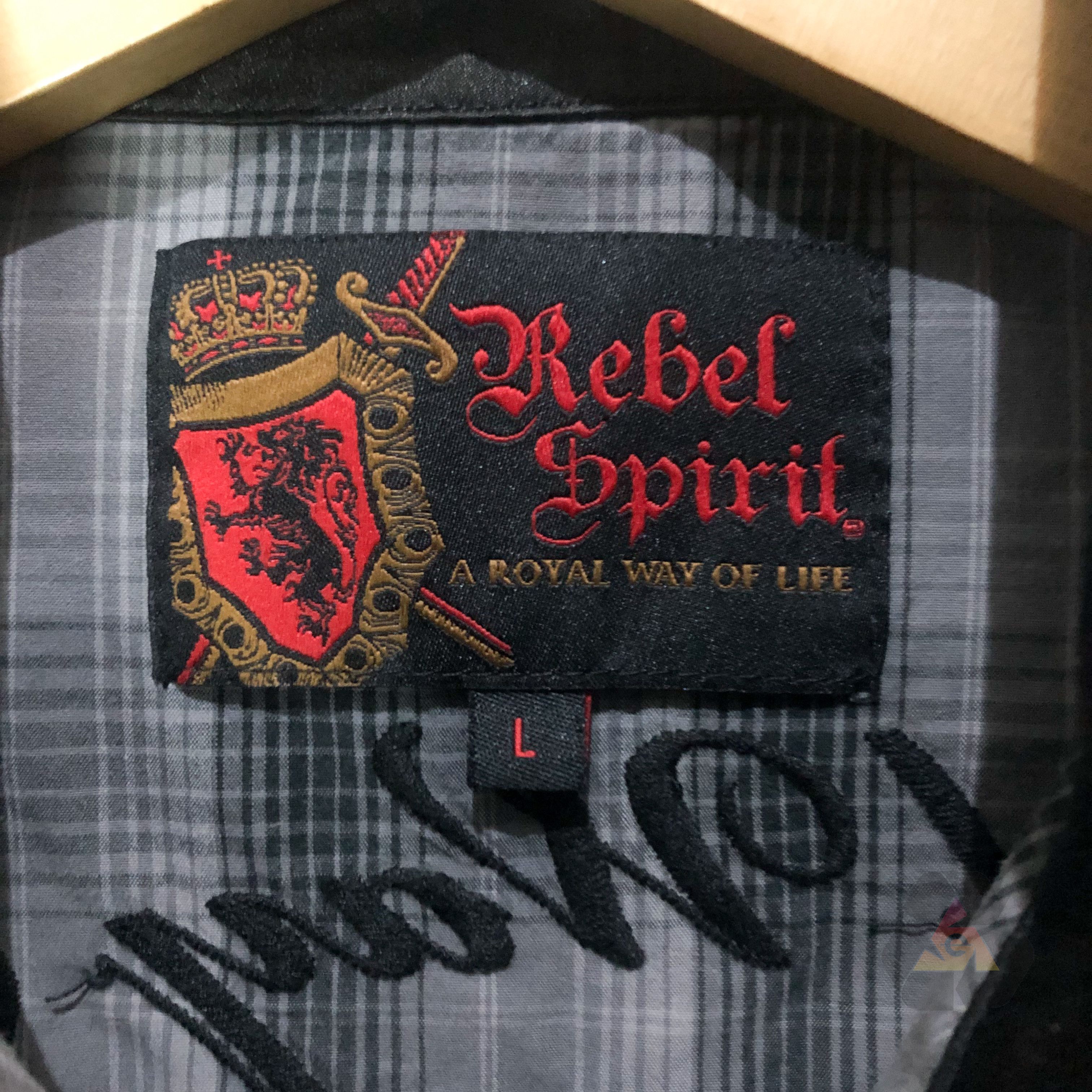 Other Vintage Rebel Spirit Long Sleeve Shirt Dead Stock Size US L / EU 52-54 / 3 - 8 Thumbnail
