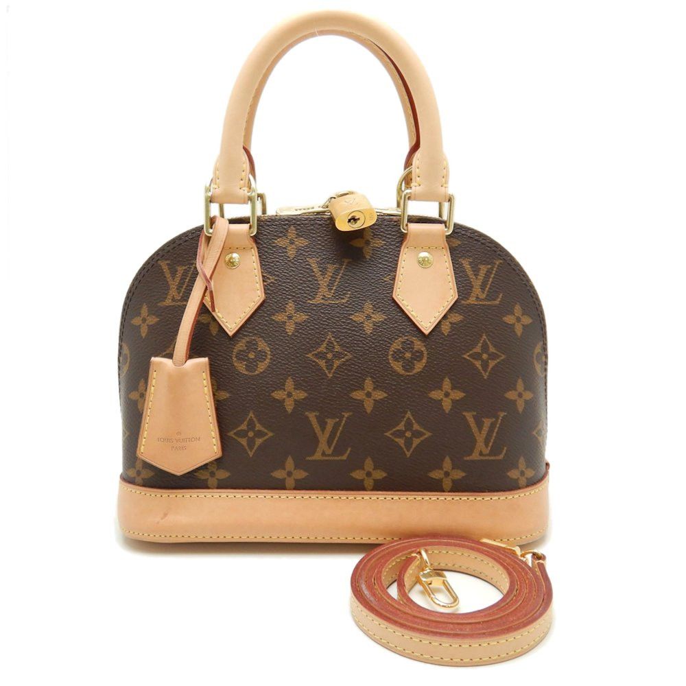 Louis Vuitton Monogram Alma BB Brown 2WAY Bag