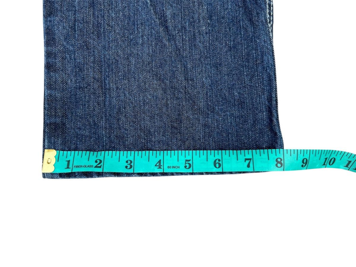 Japanese Brand 🔥VERY RARE🔥BACK RUSH Punk Triple Waist Denim Size US 28 / EU 44 - 20 Thumbnail