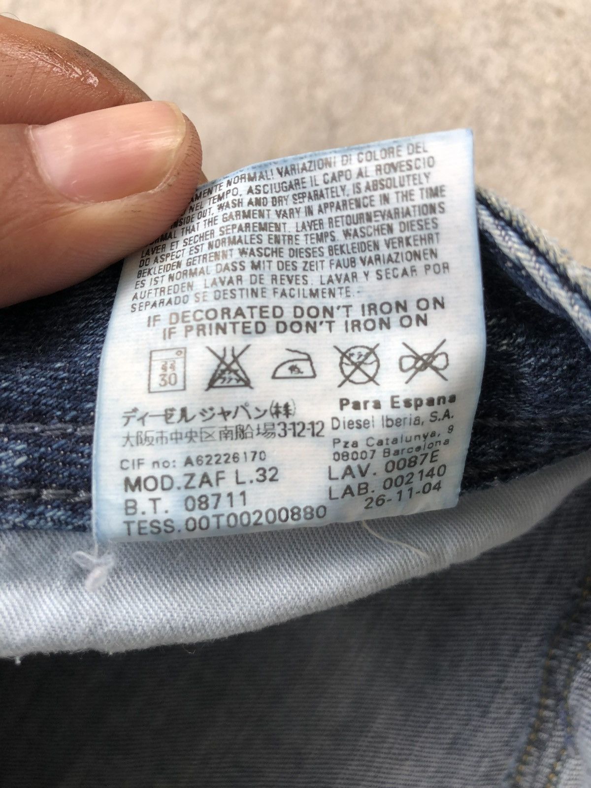 If Six Was Nine Japanese Diesel Flared Jeans Distressed Jeans Size US 32 / EU 48 - 20 Thumbnail