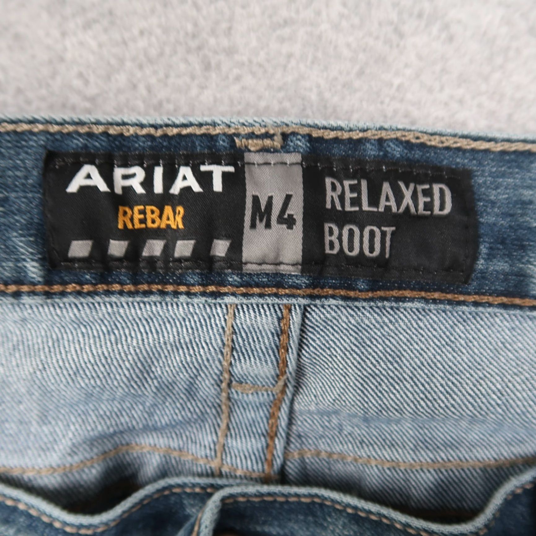 Ariat Ariat M4 Relaxed Boot Cut Jeans Men’s Size 40x32 Blue Denim Work Jeans Size US 40 / EU 56 - 7 Thumbnail