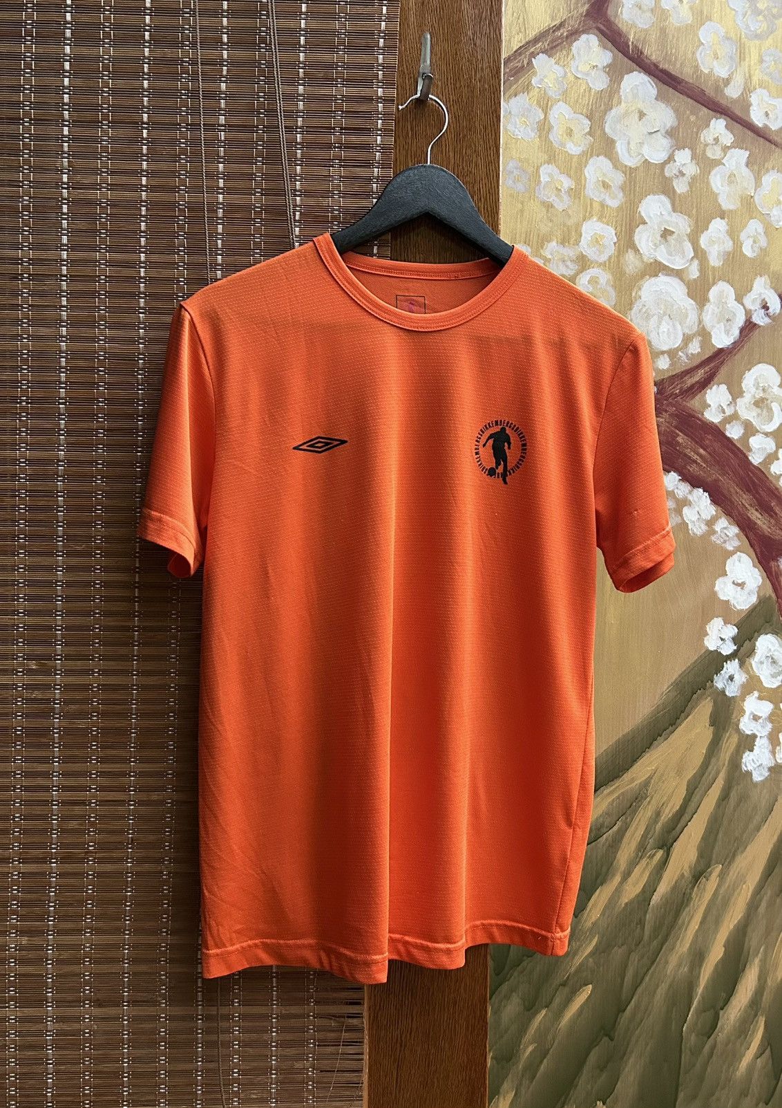 Dirk Bikkembergs Umbro x Bikkembergs Orange Soccer Football Jersey Tee Sz M Size US M / EU 48-50 / 2 - 2 Thumbnail