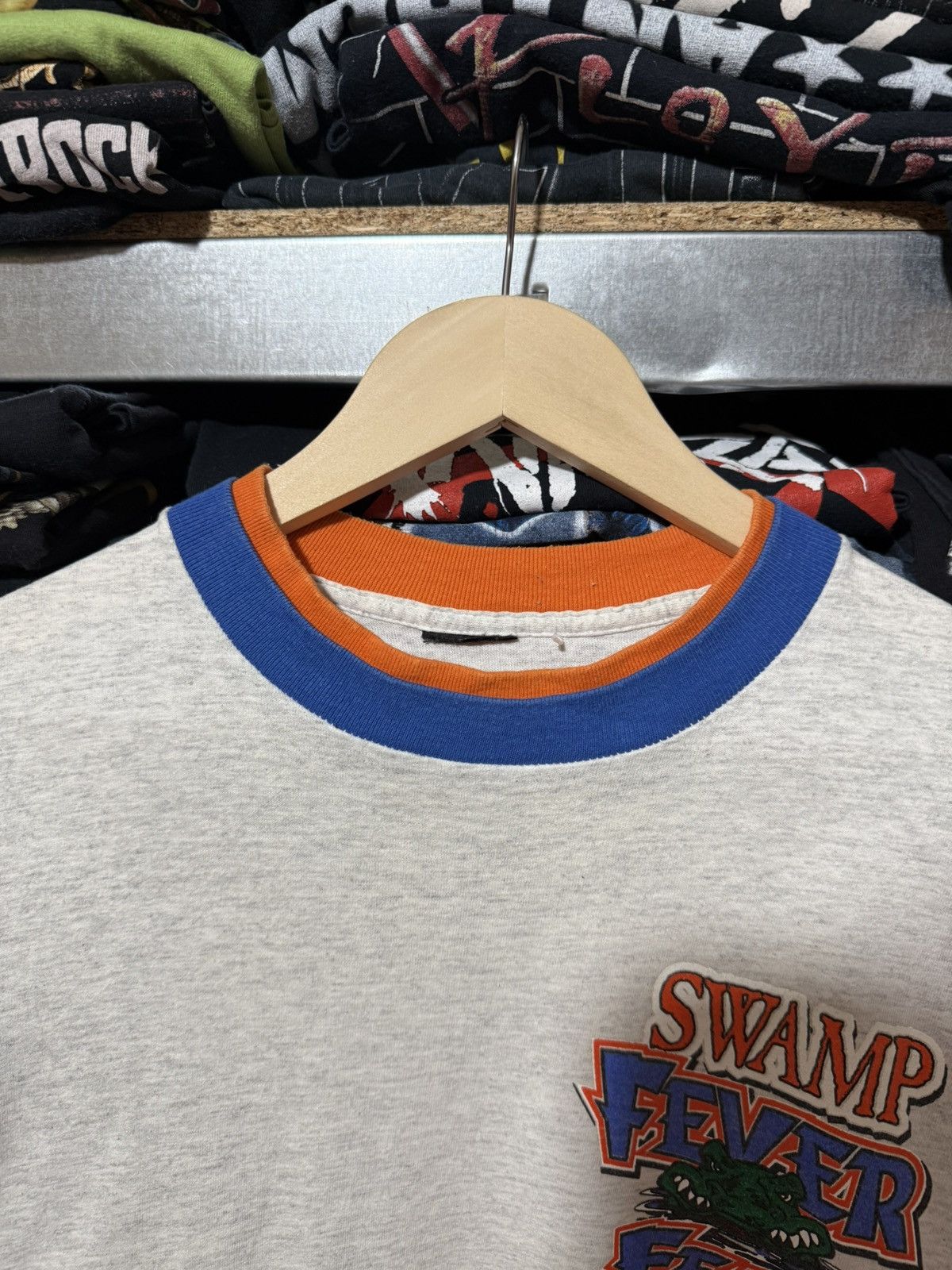 Vintage Vintage 90’s Florida Gators Swamp Fever Fear Football Tee Size US XL / EU 56 / 4 - 5 Thumbnail