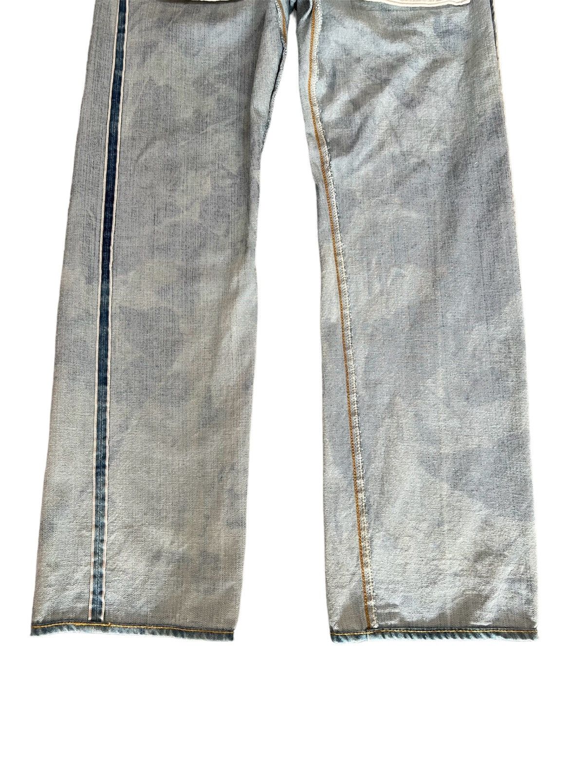 Levi's 🔥Rare🔥Levi’s 501XX Big E Redline Denim Made in Japan W36 L34 Size US 35 - 18 Thumbnail