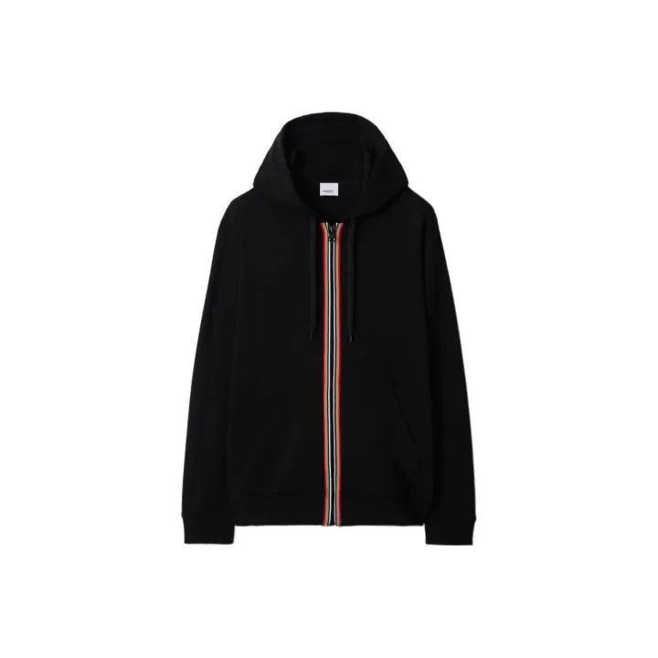 Burberry Burberry Hooded Zip-Up Sweatshirt for Men-2507