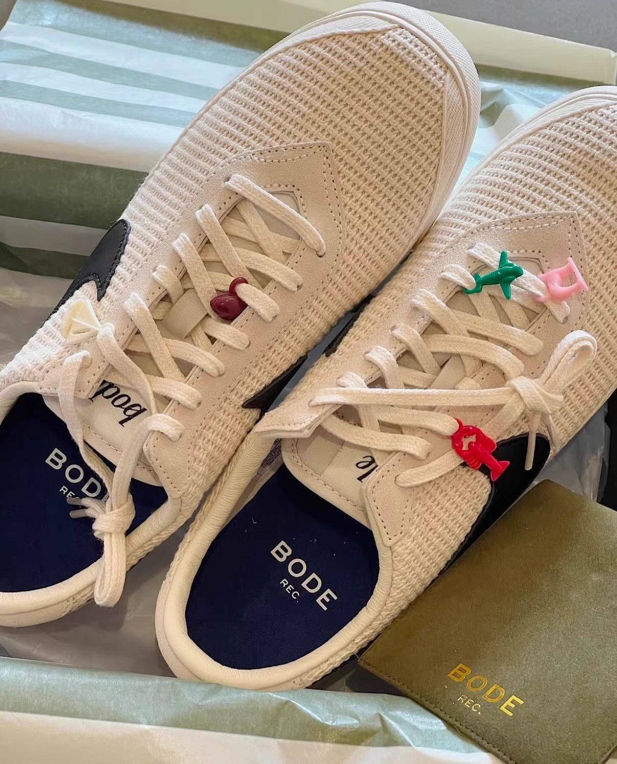 Nike Bode x Nike Low-profile Casual Shoes Off-white Ｑ20 Size US 10 / EU 43 - 2 Thumbnail