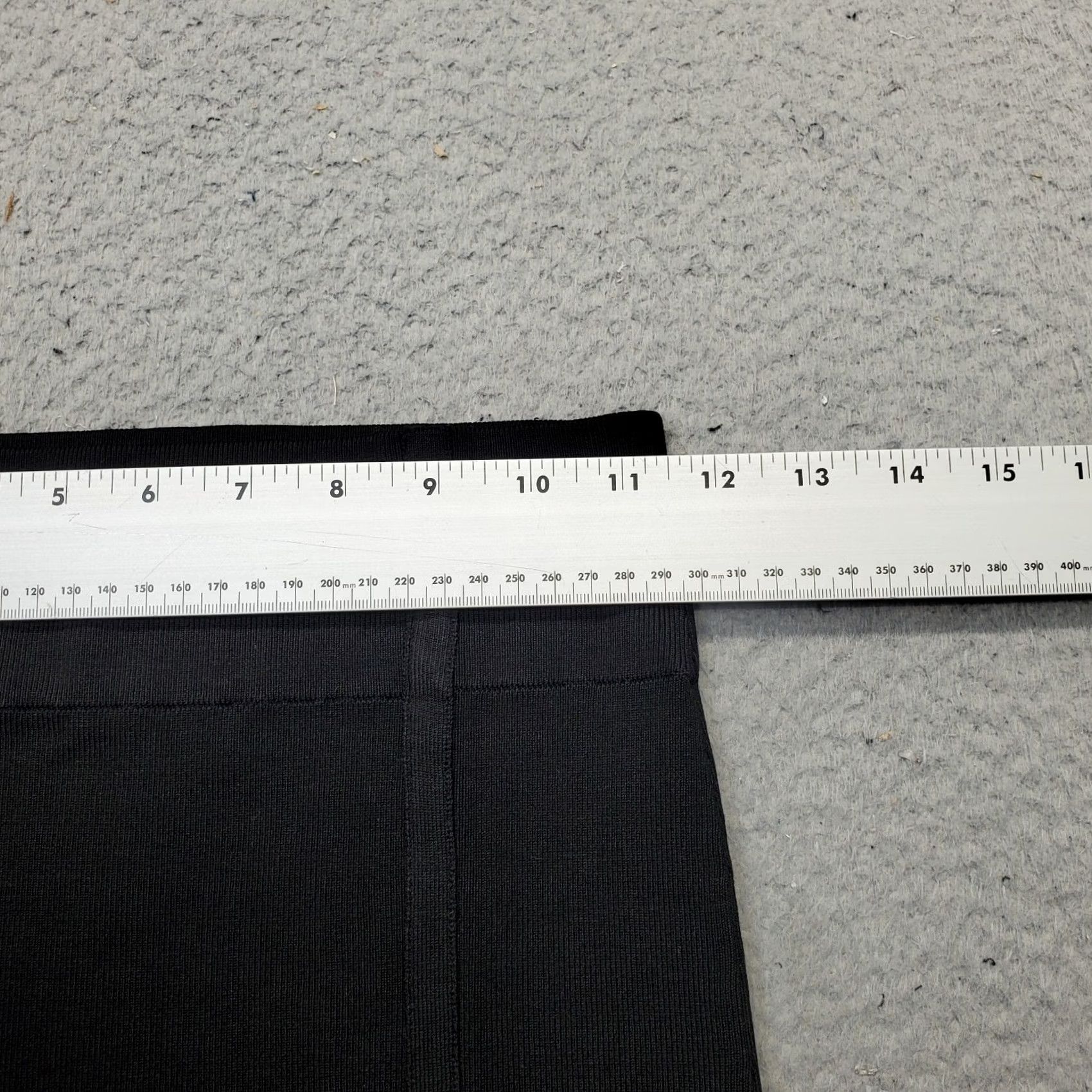 Bcbgmaxazria BCBGMAXAZRIA Pencil Skirt Womens L Black Knit High Waisted Casual Everyday Size 36" / US 14 / IT 50 - 4 Thumbnail