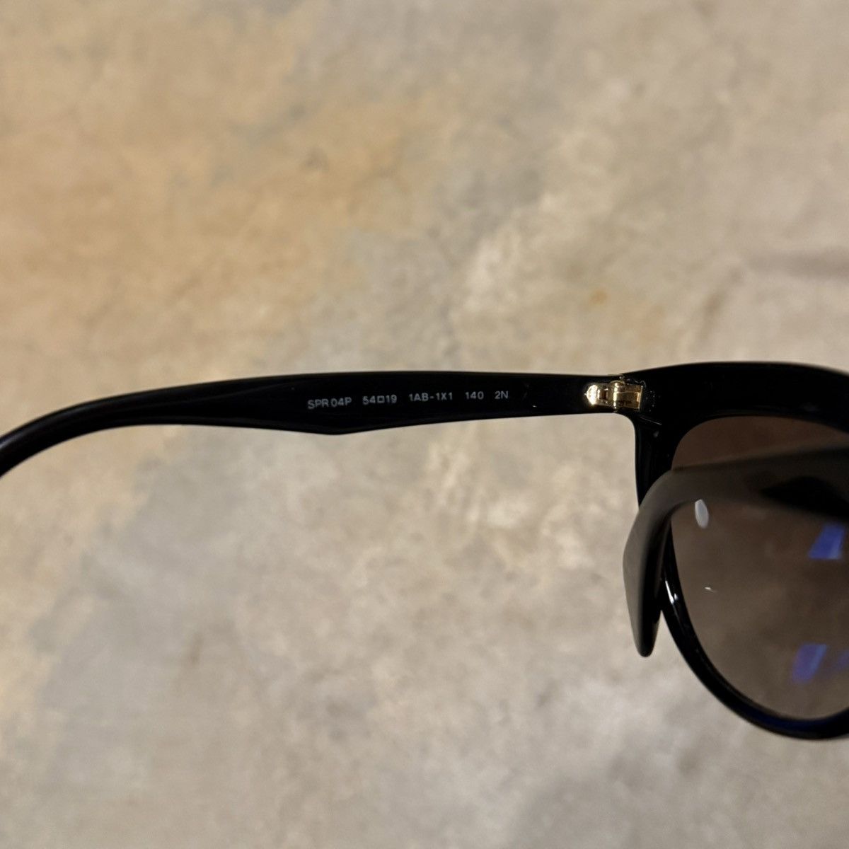 Prada Prada Cat Eye Crystal Sunglasses Black Havana SPR 04P Size ONE SIZE - 15 Thumbnail