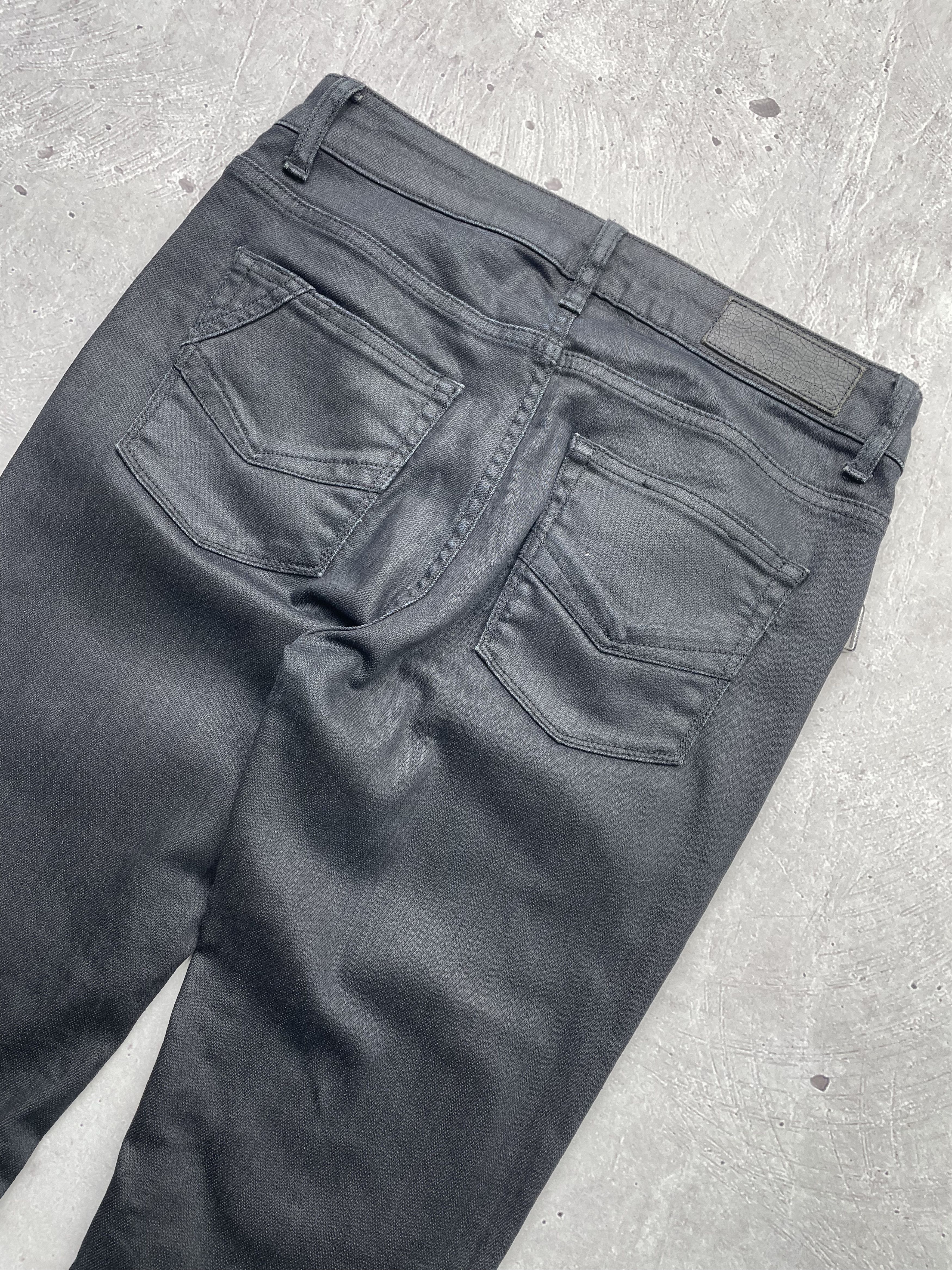 Zadig & Voltaire Zadig & Voltaire Vintage Waxed Darkside Noir Jeans Size 27" / US 4 / IT 40 - 9 Thumbnail