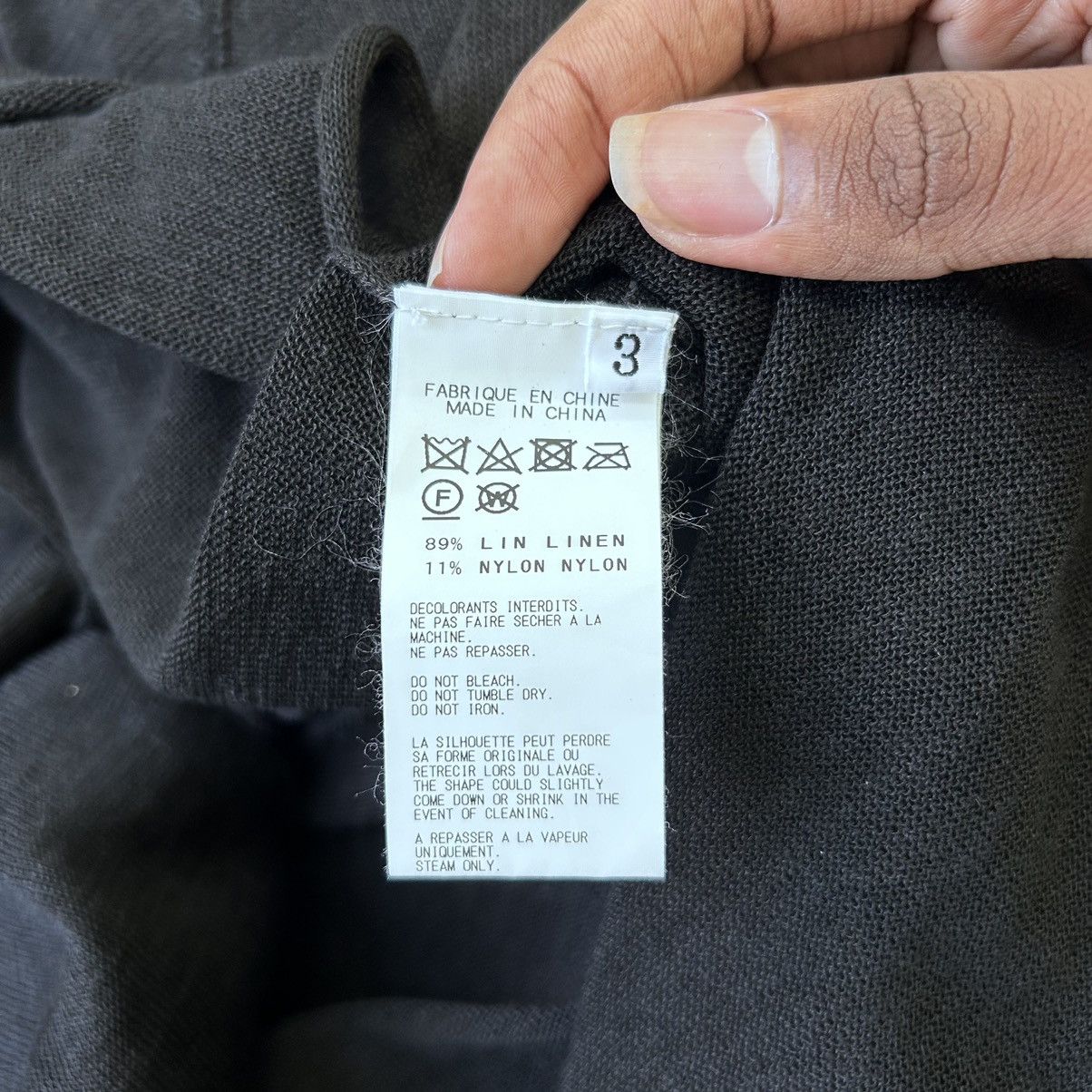 Yohji Yamamoto Pour Homme Long Full Button Linen Cardigan Size US L / EU 52-54 / 3 - 7 Thumbnail
