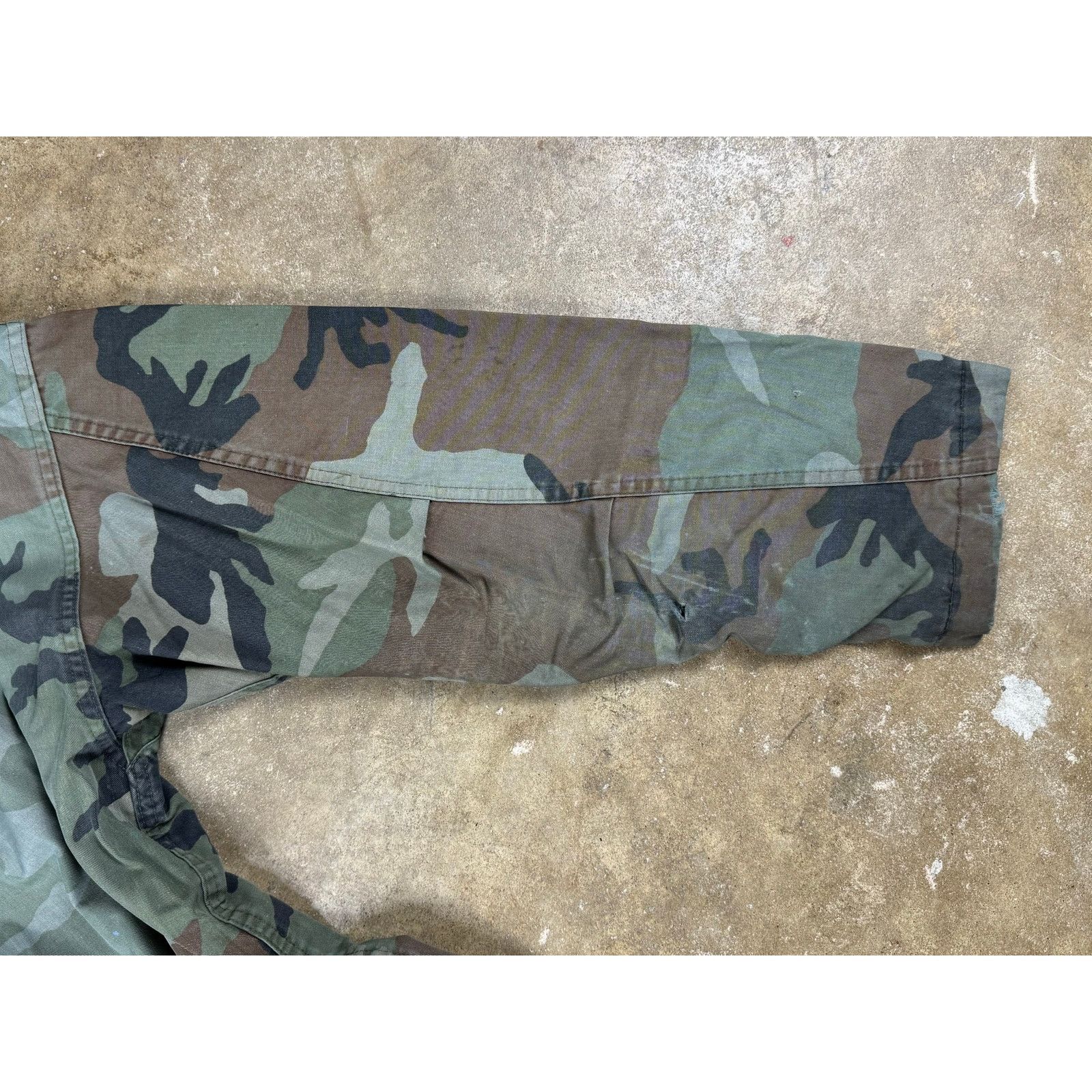 Vintage VTG US Army Chemical Protective Jacket Olive Drab Large 80s Size US XL / EU 56 / 4 - 7 Thumbnail