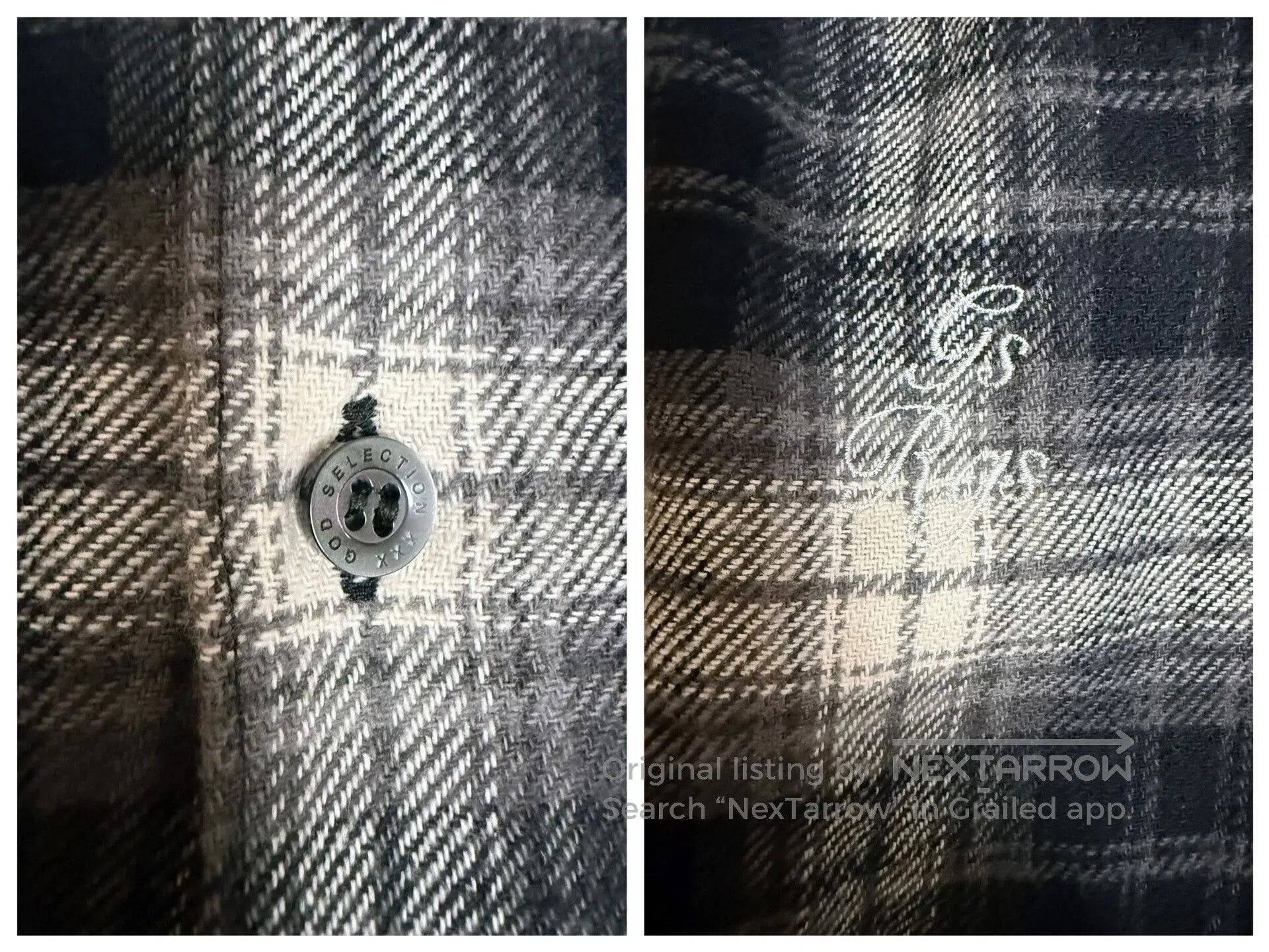 roarguns Roarguns x God Selection XXX Flannel Shirt. Size US L / EU 52-54 / 3 - 8 Thumbnail