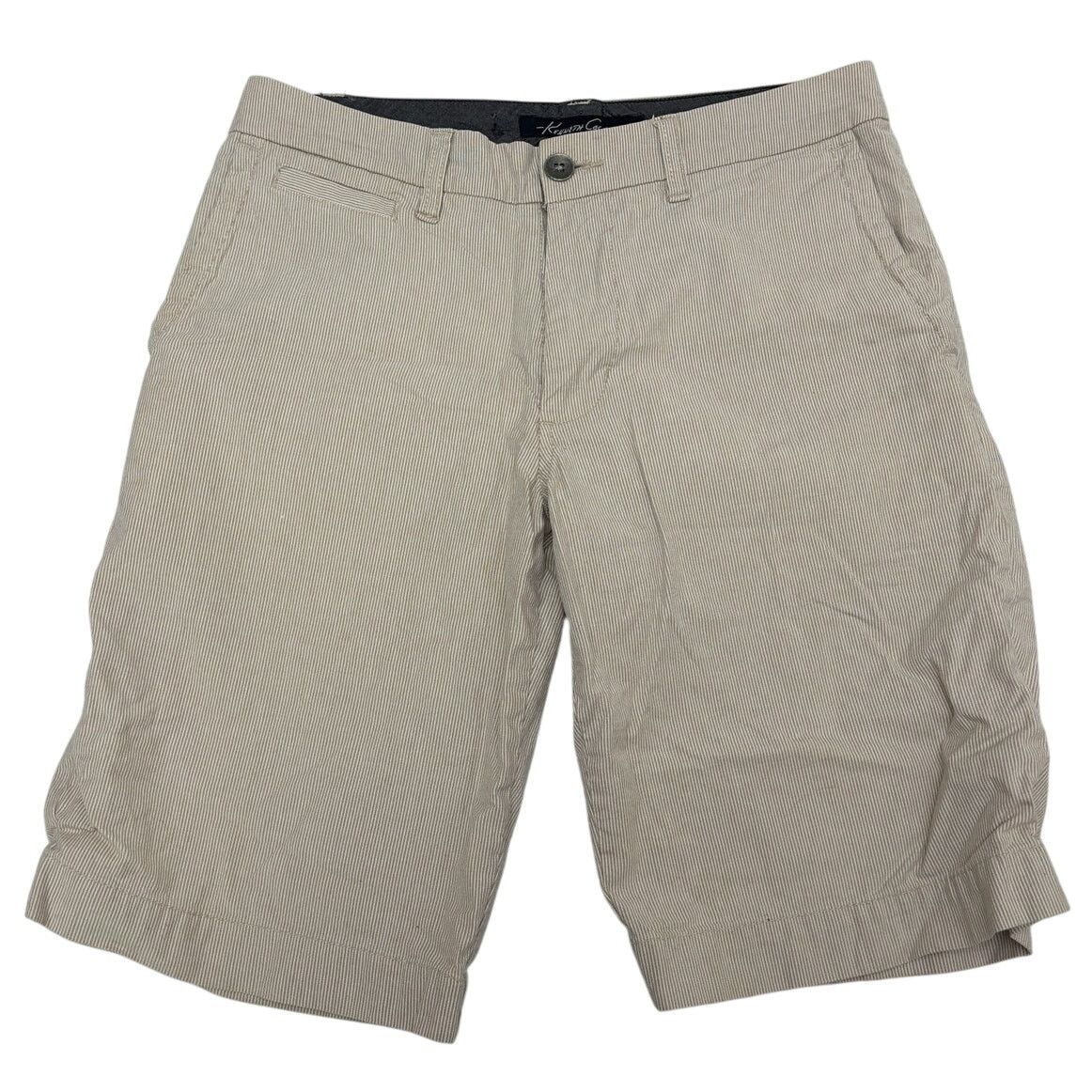 Kenneth Cole KENNETH COLE Men's Size 28 Pinstripe Flat Front 10" Shorts Size US 28 / EU 44 - 8 Thumbnail