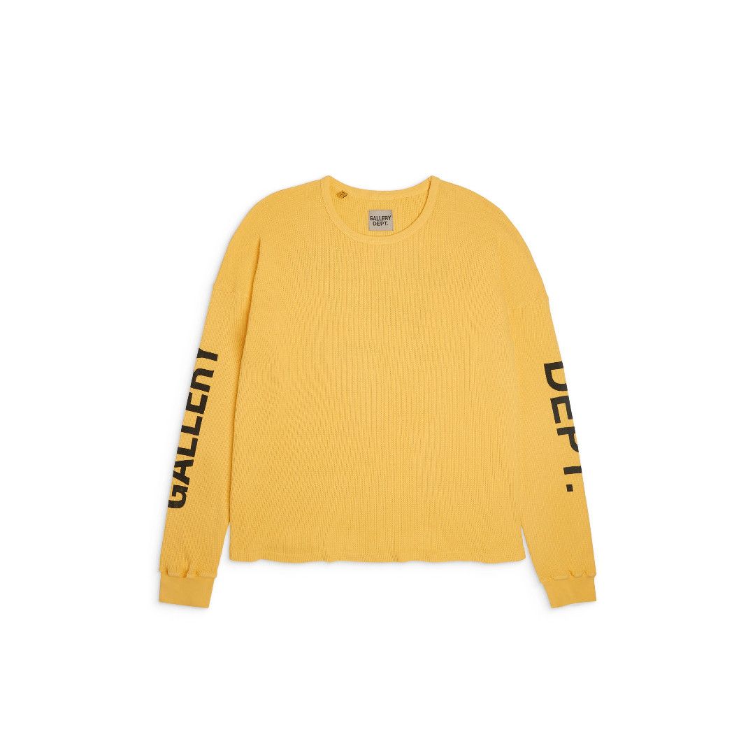 Gallery Dept. o1mle0725 Gallery Department Thermal T-Shirt in Yellow Size US M / EU 48-50 / 2 - 1 Thumbnail