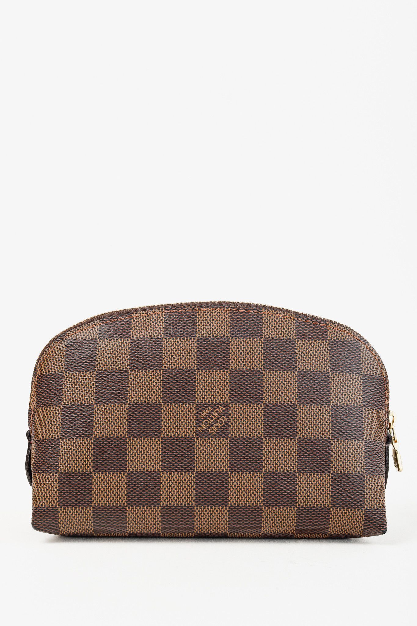 Louis Vuitton Louis Vuitton Brown Damier Ebene Cosmetic Pouch N47516 Size ONE SIZE - 4 Thumbnail