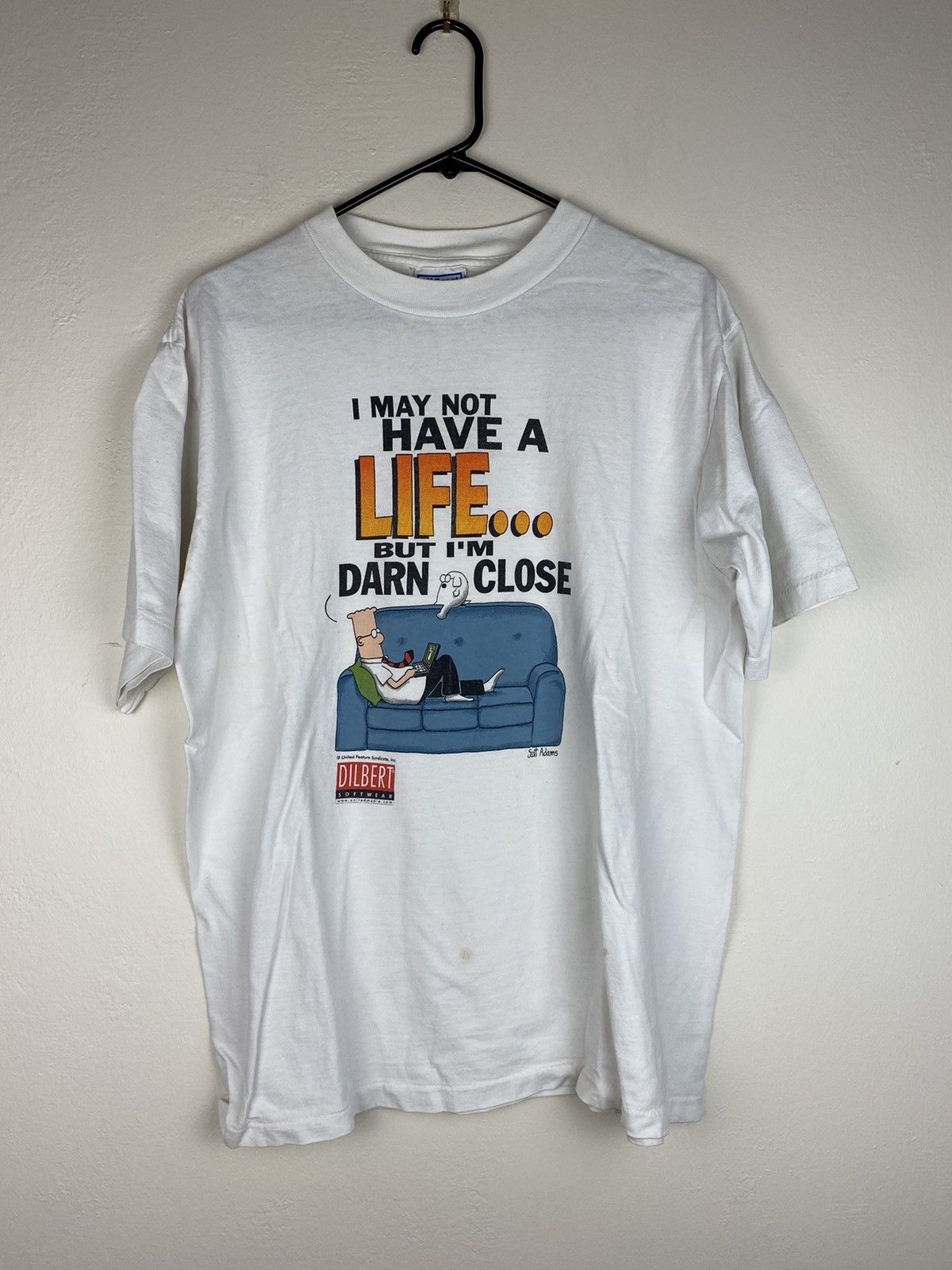 Vintage Single Stitch 90’s Dilbert Life Allsport T Shirt