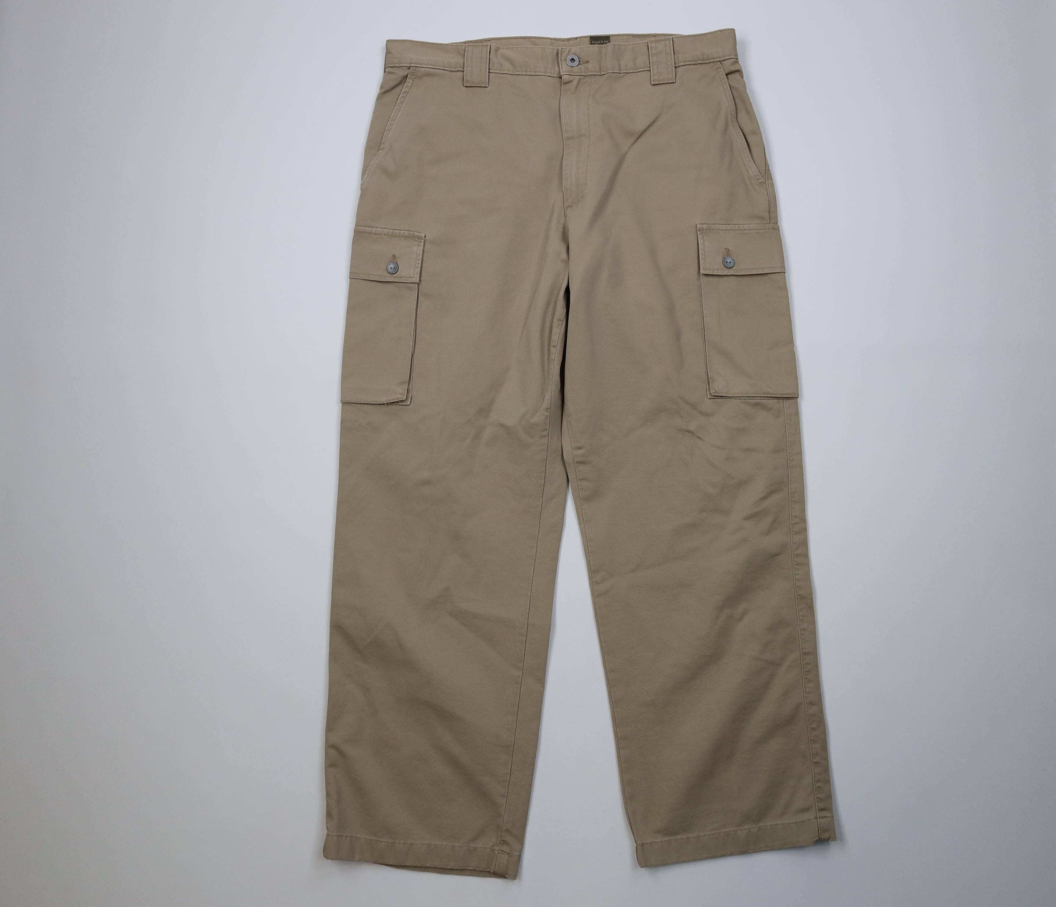 Calvin Klein Deadstock Vintage 90s Y2K Calvin Klein Wide Leg Cargo Pants Size US 36 / EU 52 - 1 Thumbnail