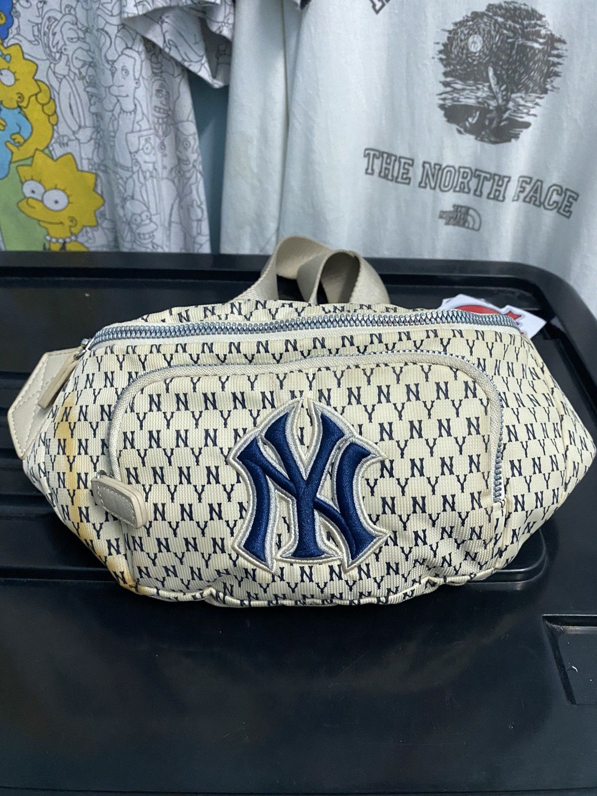 Japanese Brand × Only NY NYK Classic Monogram Hipsack (Cream blue) Size ONE SIZE - 1 Thumbnail