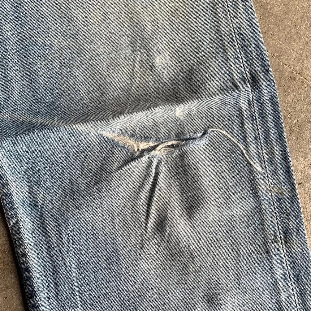 RRL Ralph Lauren PRL Polo Ralph Lauren Distressed Faded Jeans Ripped Denim Size US 33 - 5 Thumbnail