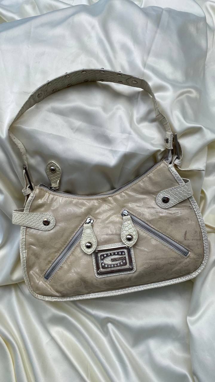 Vintage Vintage cream shoulder bag Size ONE SIZE - 1 Thumbnail