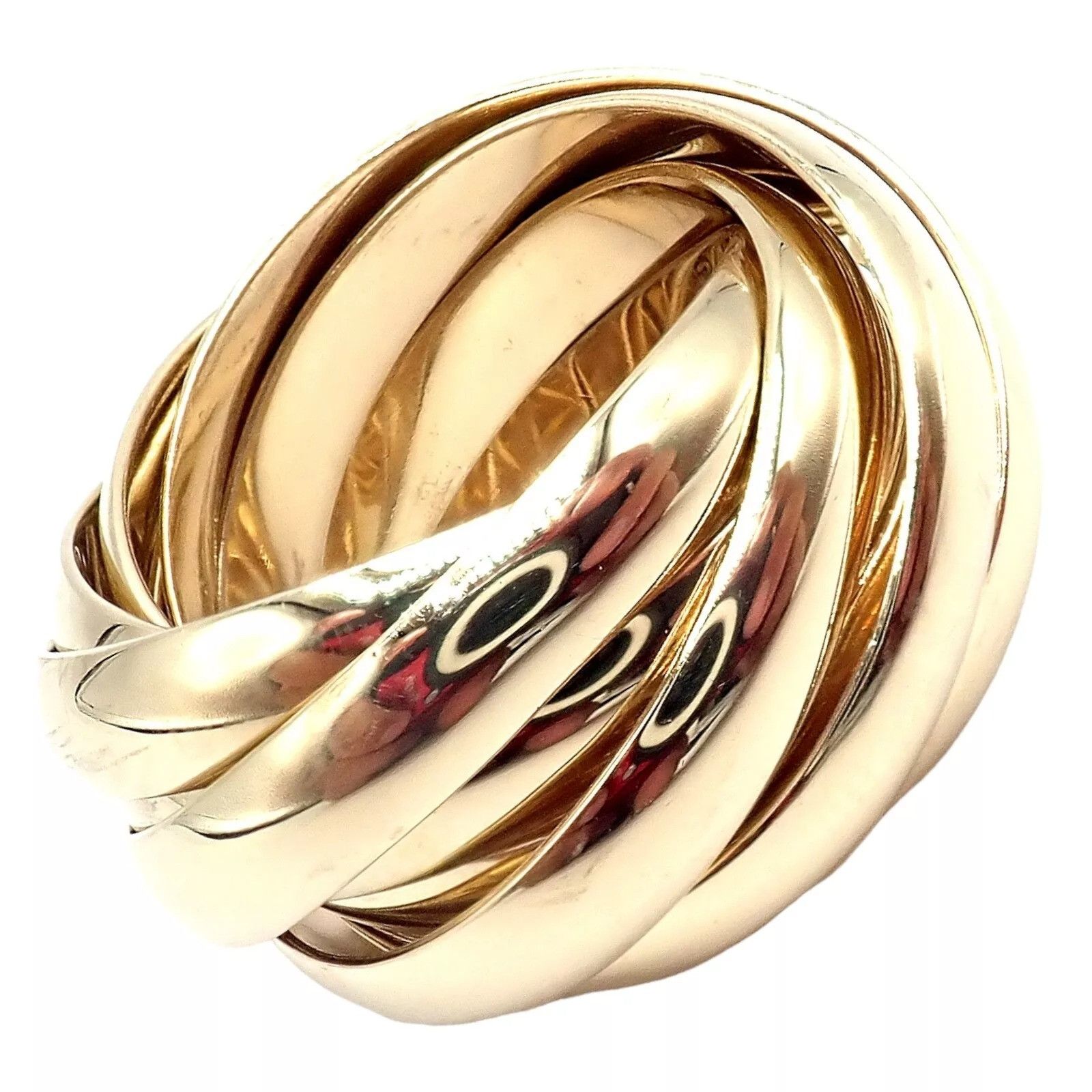 Tiffany & Co. Tiffany & Co Gold 9 Row Melody Calife Picasso Ring 5 Size ONE SIZE - 1 Thumbnail