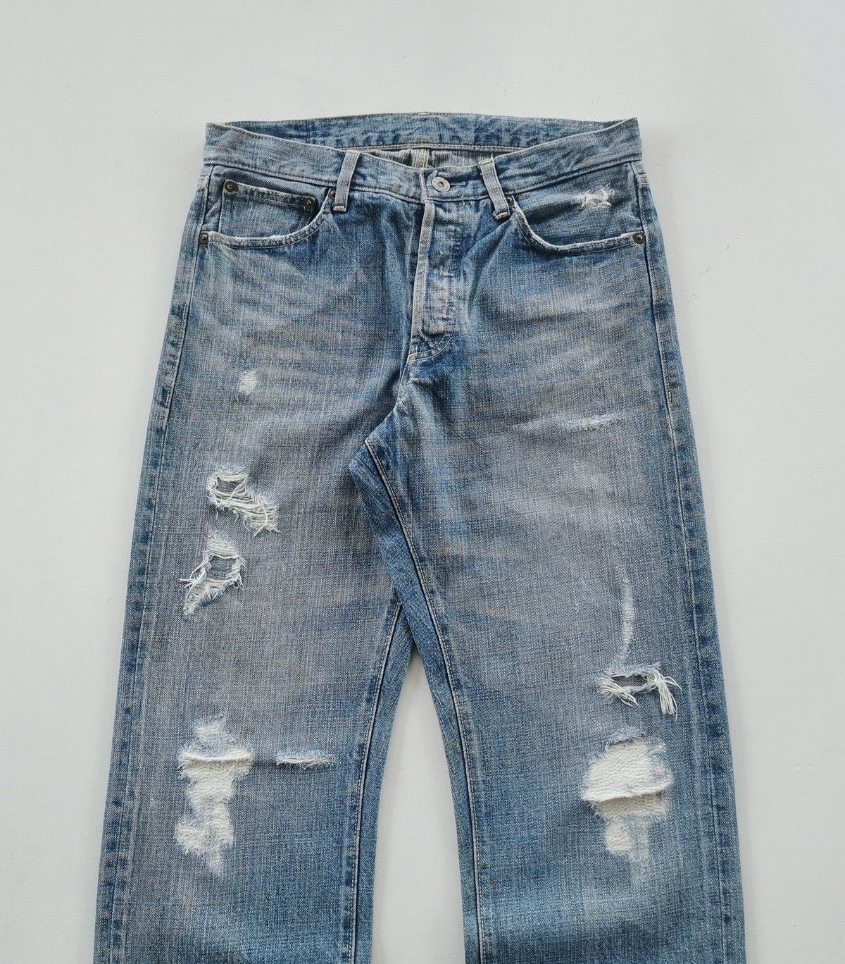 Journal Standard × Schott Journal Standard Japan Distressed Jeans Size US 30 / EU 46 - 2 Thumbnail