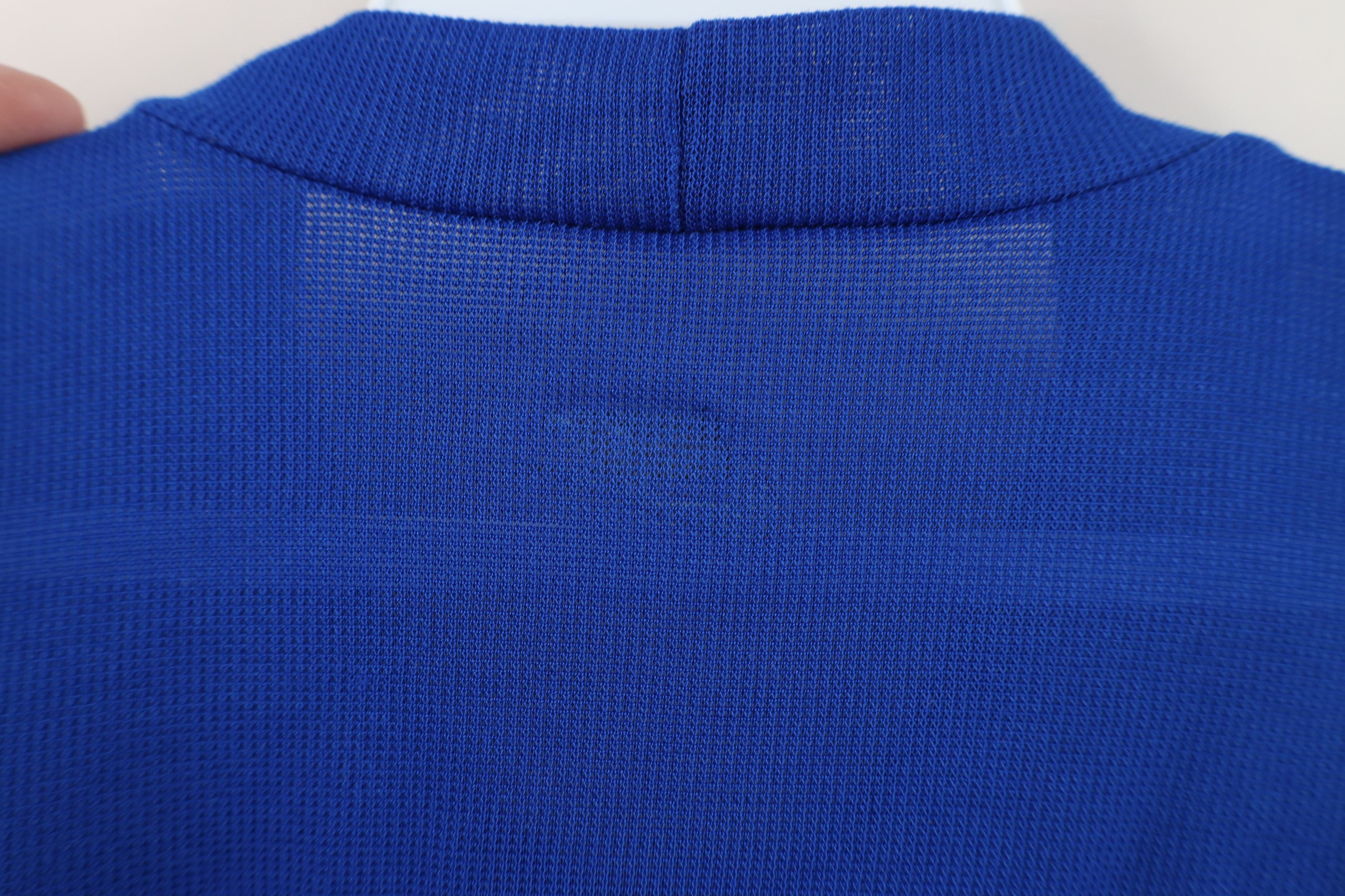 Nike Vintage 90s Nike FIT Scott Knit T-Shirt Royal Blue USA Size US M / EU 48-50 / 2 - 9 Thumbnail
