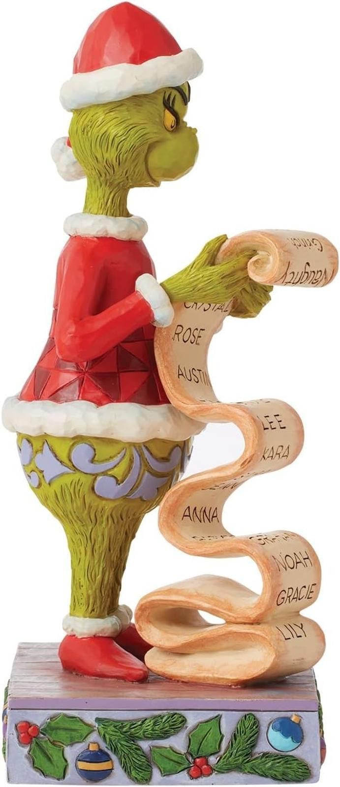 Designer Dr. Seuss Grinch Santa Grinch Holding Naughty or Nice List Size ONE SIZE - 4 Thumbnail