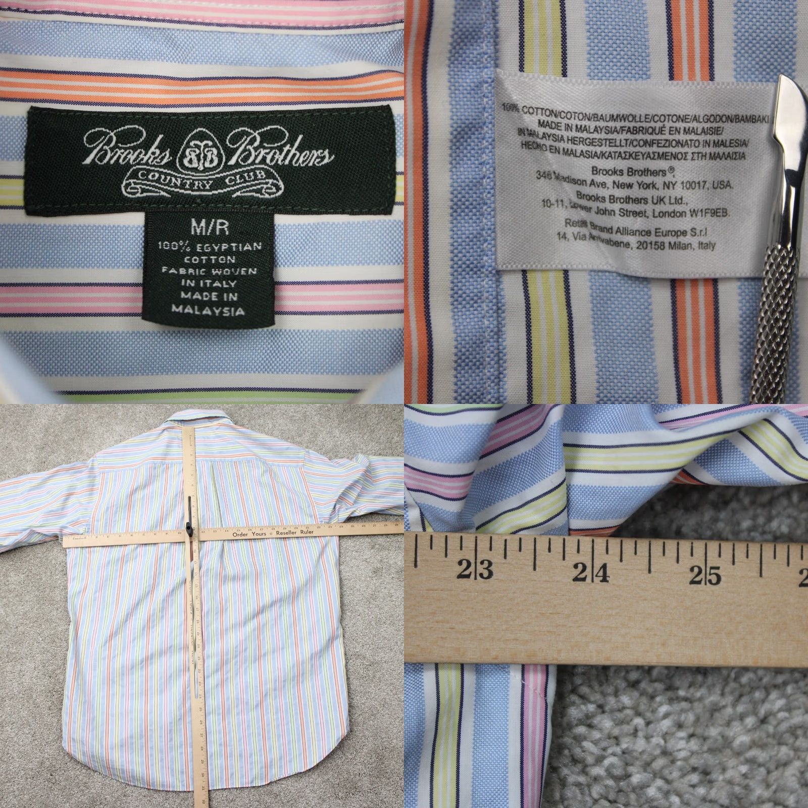 Brooks Brothers Brooks Brothers Country Club Shirt Mens Medium Regular Blue/Cotton Egyptian Cotton L/S Button-Up" Size US M / EU 48-50 / 2 - 8 Thumbnail