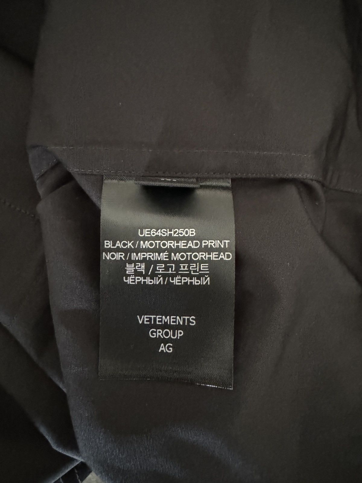 Vetements Vetements Motorhead Sleeveless Jersey Shirt Size US XL / EU 56 / 4 - 5 Thumbnail