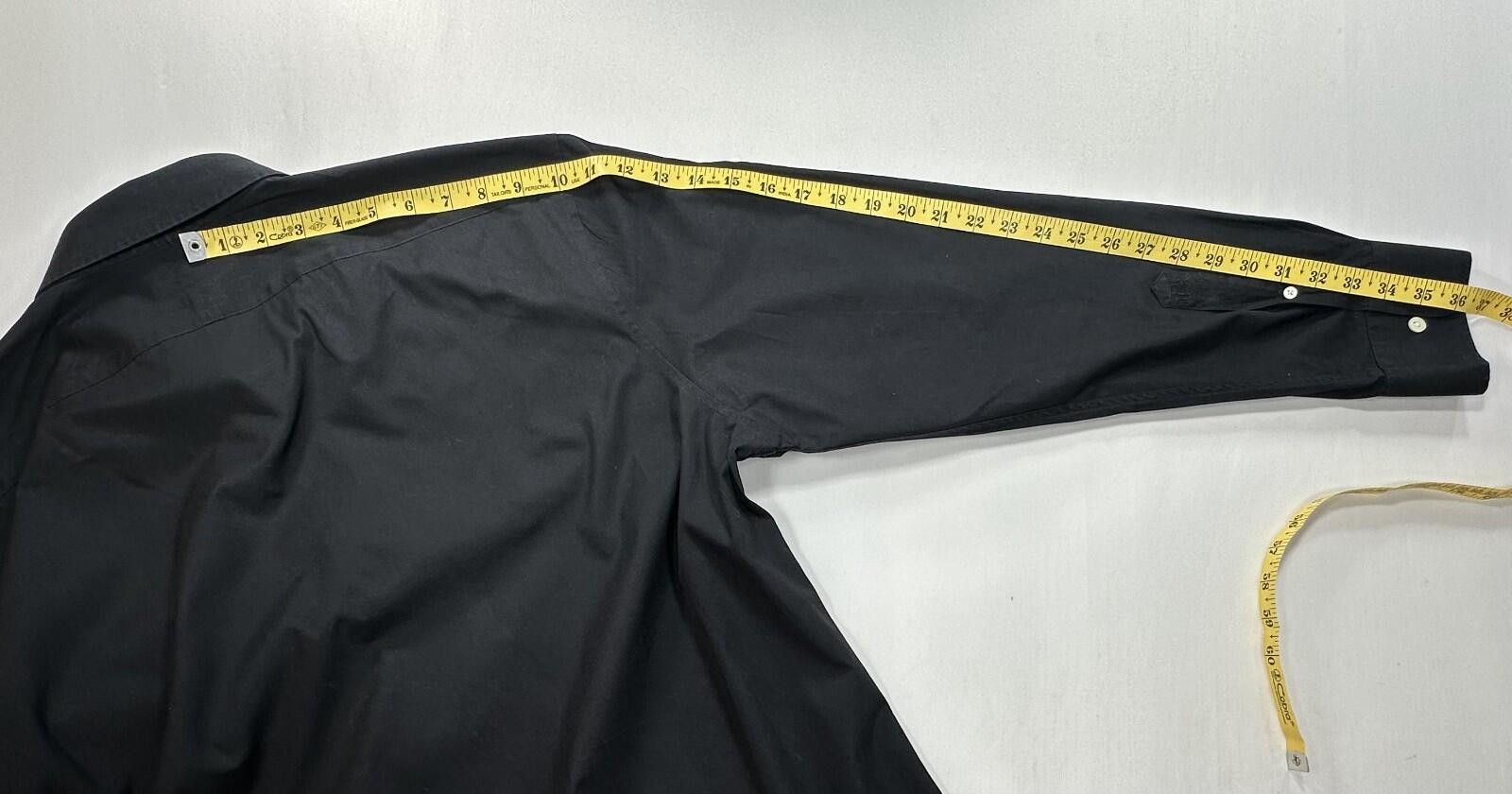 Banana Republic Banana Republic 100% Cotton Slim Fit Button Up Black Mens XL Size US L / EU 52-54 / 3 - 5 Thumbnail