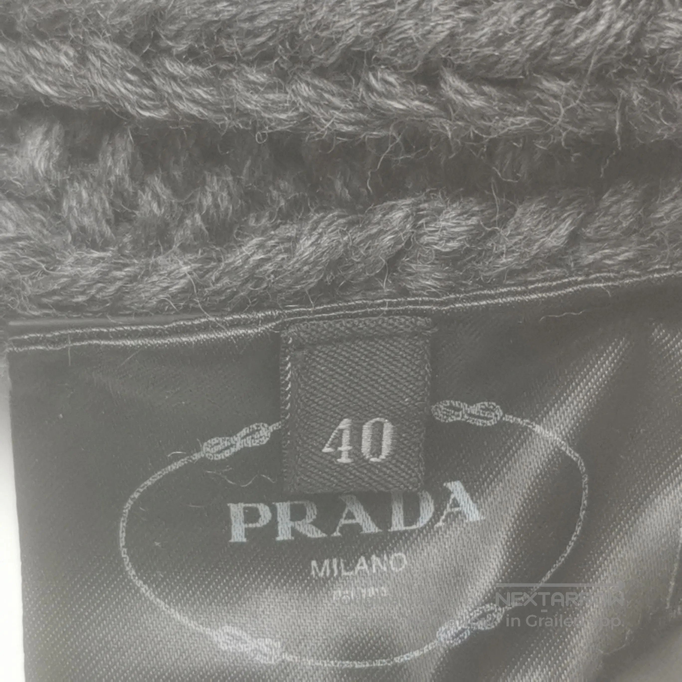 Prada Prada Contrast Wool Skirt . Size 39" - 5 Thumbnail