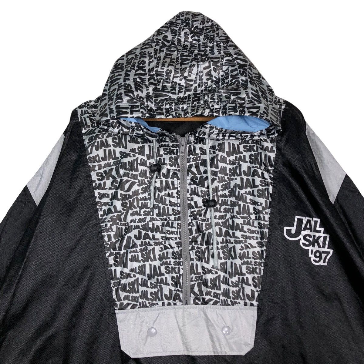 Japanese Brand 🔥Vintage Jal Ski 97 Light Windbreaker Jacket Overprint Size US L / EU 52-54 / 3 - 3 Thumbnail