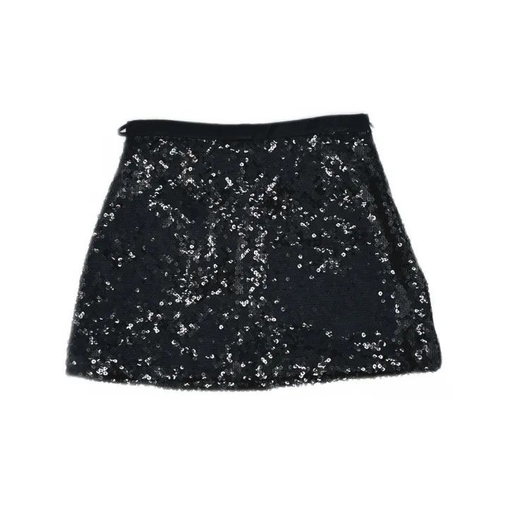 Miu Miu Miu Miu Stylish Sequin Decorative Mini Skirt 0079 Size 42" / US 20 - 1 Thumbnail