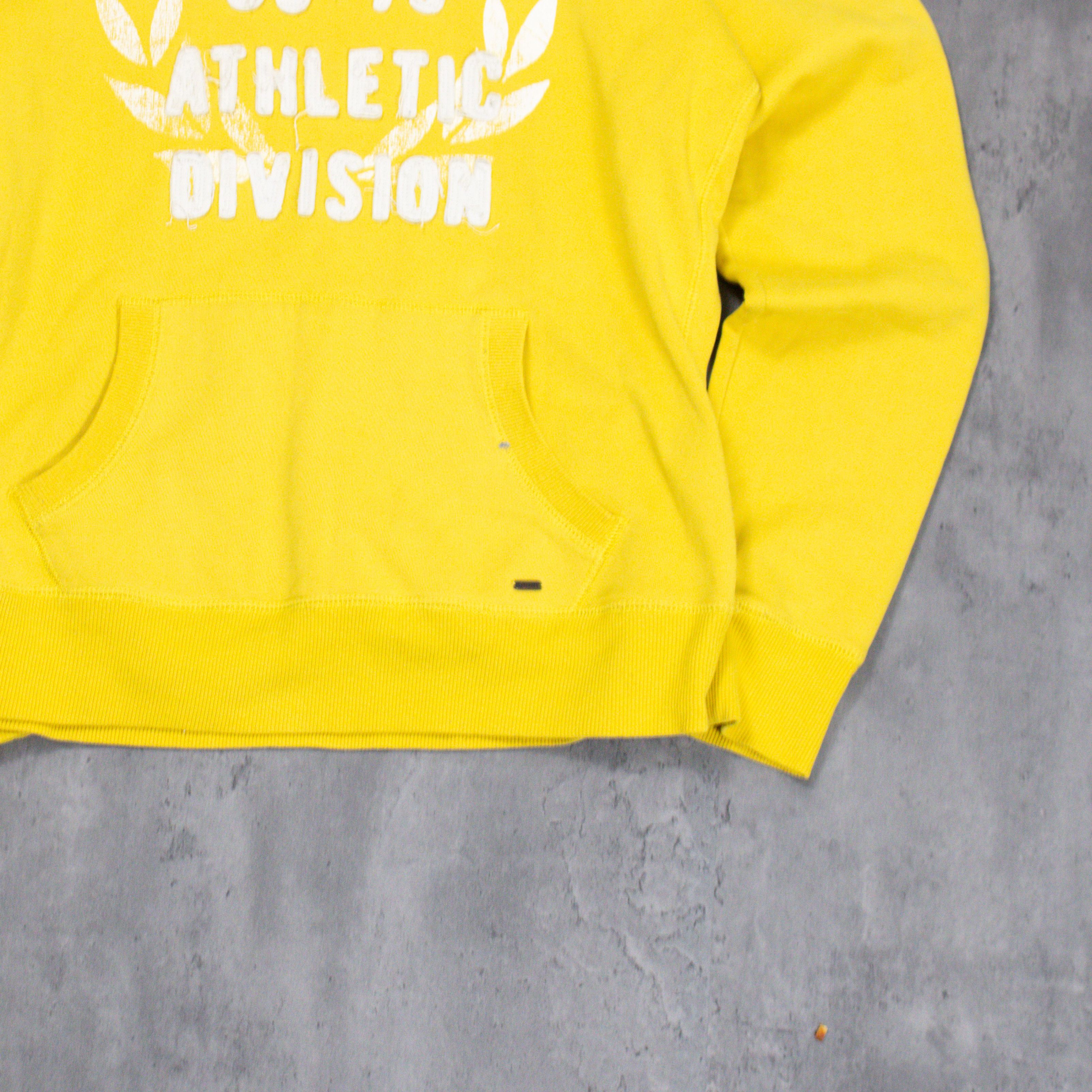 Abercrombie & Fitch Y2K 00'S GRG Montreal Yellow Mall Core Grunge Yellow Hoodie Size US M / EU 48-50 / 2 - 3 Thumbnail