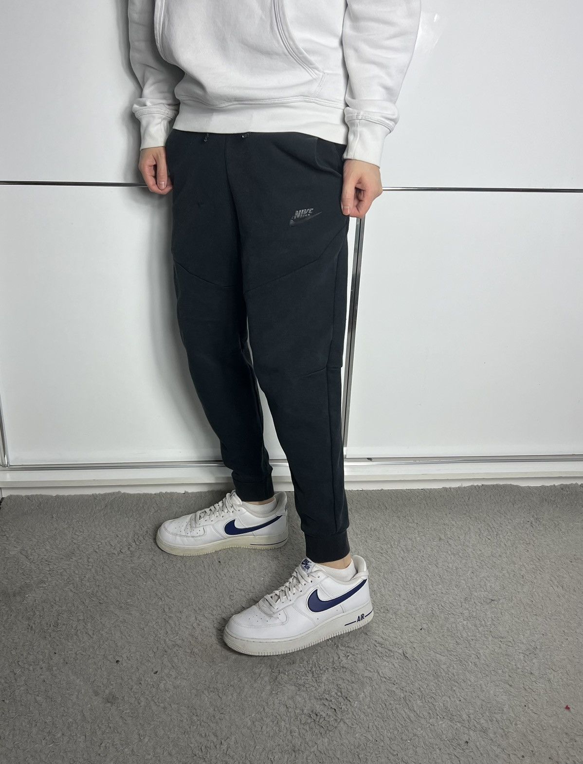 Nike Pants Nike Tech Fleece black dresy Size US 30 / EU 46 - 1 Thumbnail