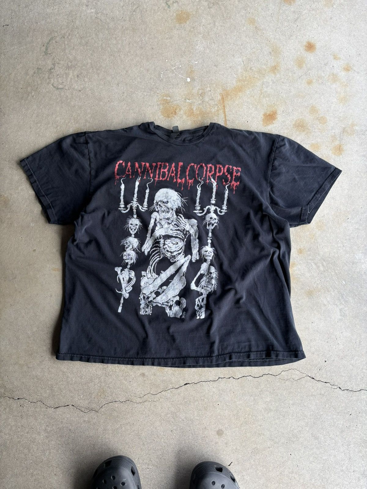 Other Vintage Faded Cannibal Corpse Grunge Boxy Band Tee Size US L / EU 52-54 / 3 - 1 Thumbnail