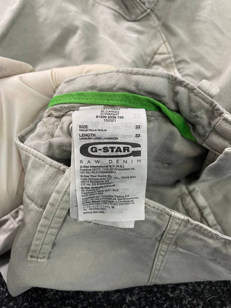 G-Star × If Six Was Nine × Japanese Brand CRAZY GSTAR CARGO STYLE STONE WASHED DISTRESSED PANTS Size US 33 - 7 Thumbnail