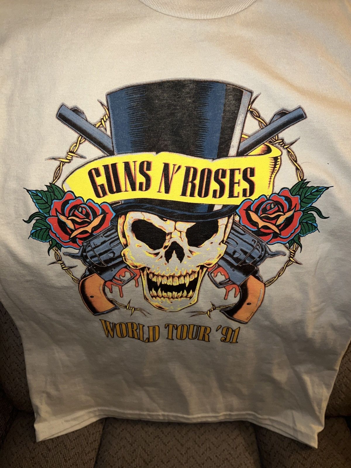 Guns N' Roses Guns N’ Roses World Tour ‘91 Tee Size US M / EU 48-50 / 2 - 2 Thumbnail