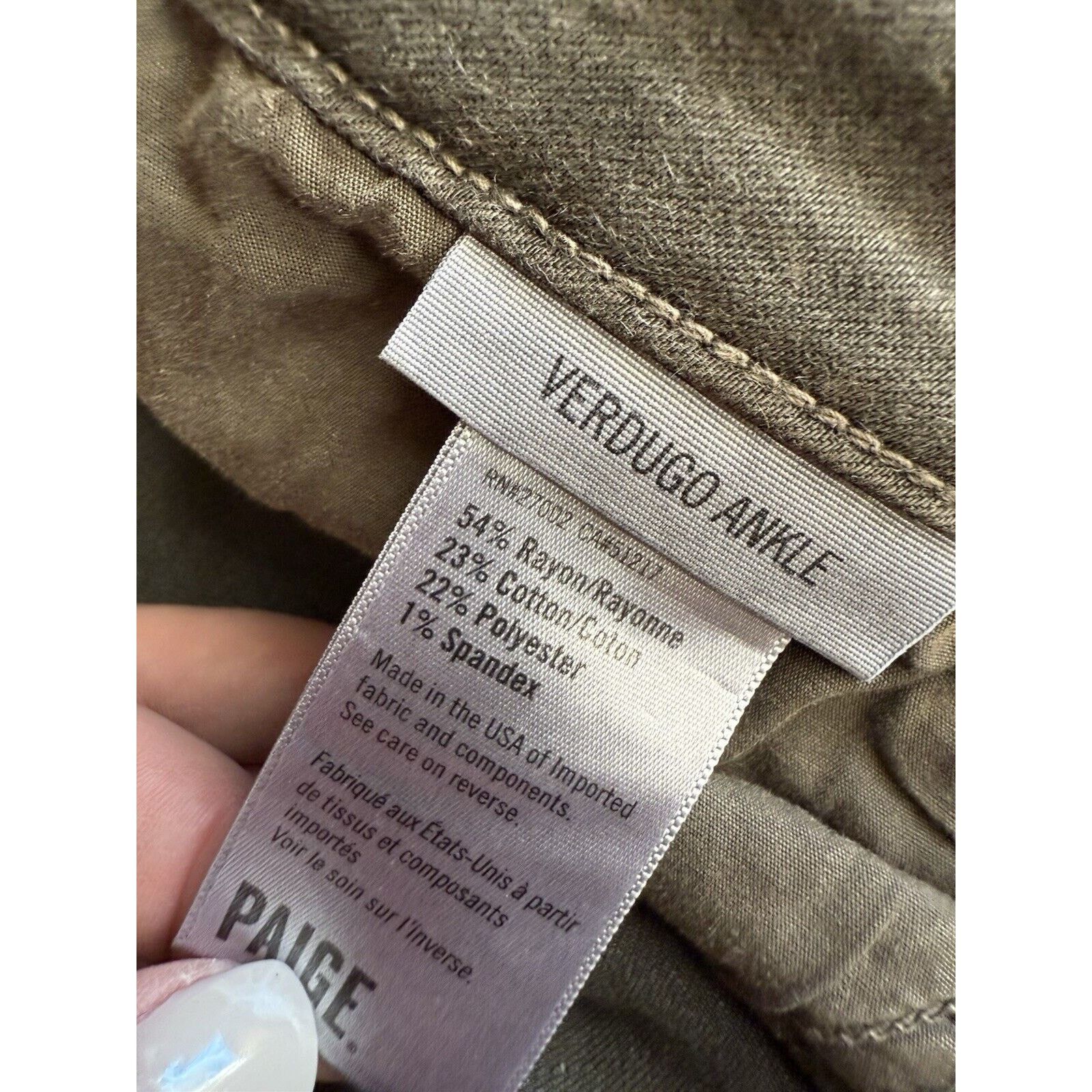 Paige Paige Womens Vintage Deep Juniper Ankle Jeans Size 28 Size 28" / US 6 / IT 42 - 5 Thumbnail