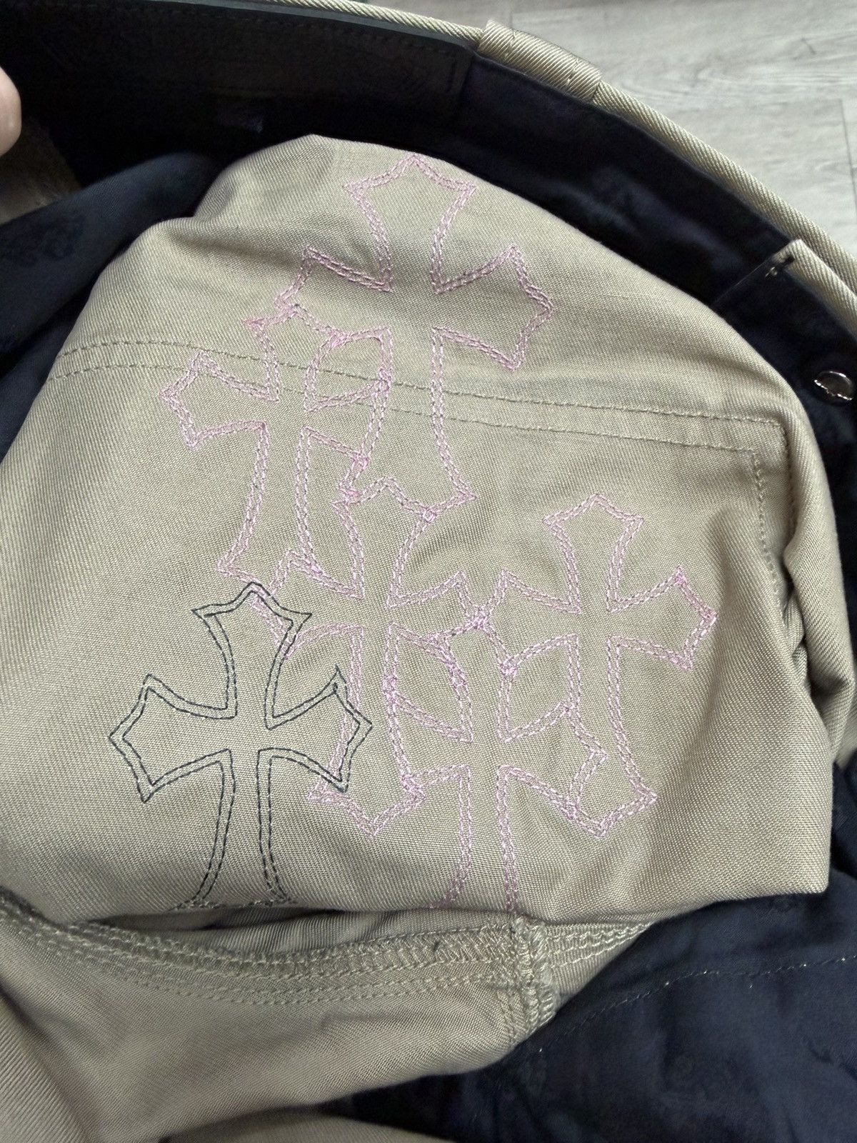Chrome Hearts Chrome Hearts Pink Patch Khaki Carpenter 36 Size US 36 / EU 52 - 10 Thumbnail