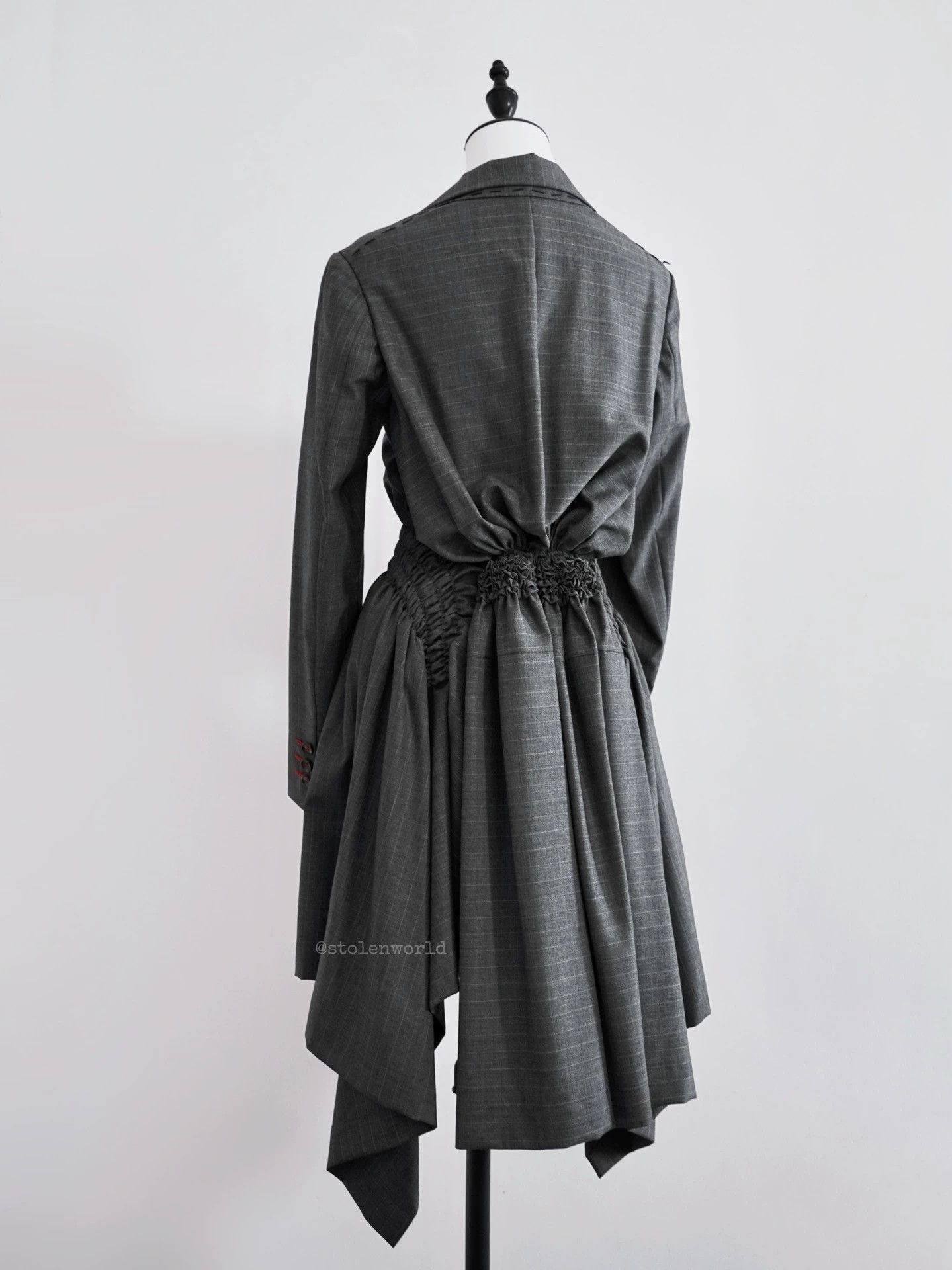 Comme des Garcons Comme des Garçons Pleated Wool Swallowtail Suit w/ S Size S / US 4 / IT 40 - 4 Thumbnail