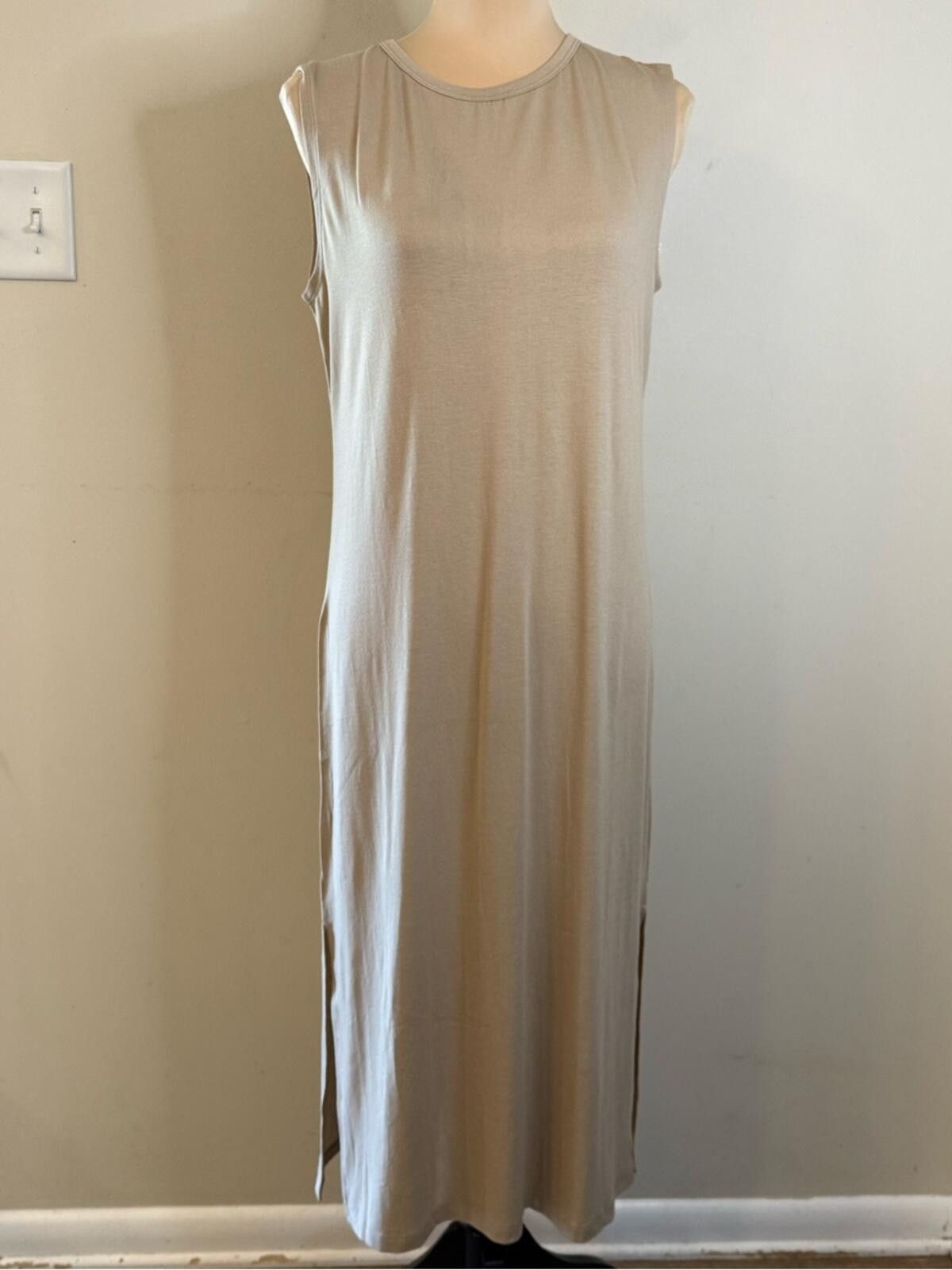 Other Zyia Active Warm Sand Monetery tan tank maxi dress SZ M Size M / US 6-8 / IT 42-44 - 5 Thumbnail