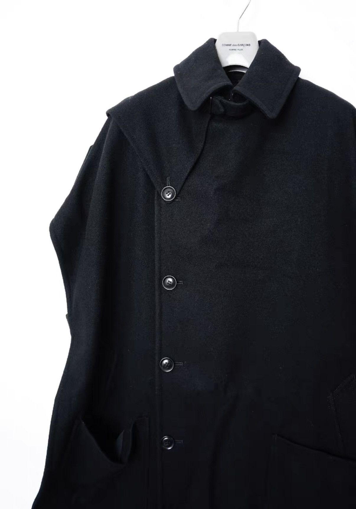 Yohji Yamamoto Yohji Yamamoto Y's Fall/Winter Wool Cape Coat Size US M / EU 48-50 / 2 - 4 Thumbnail