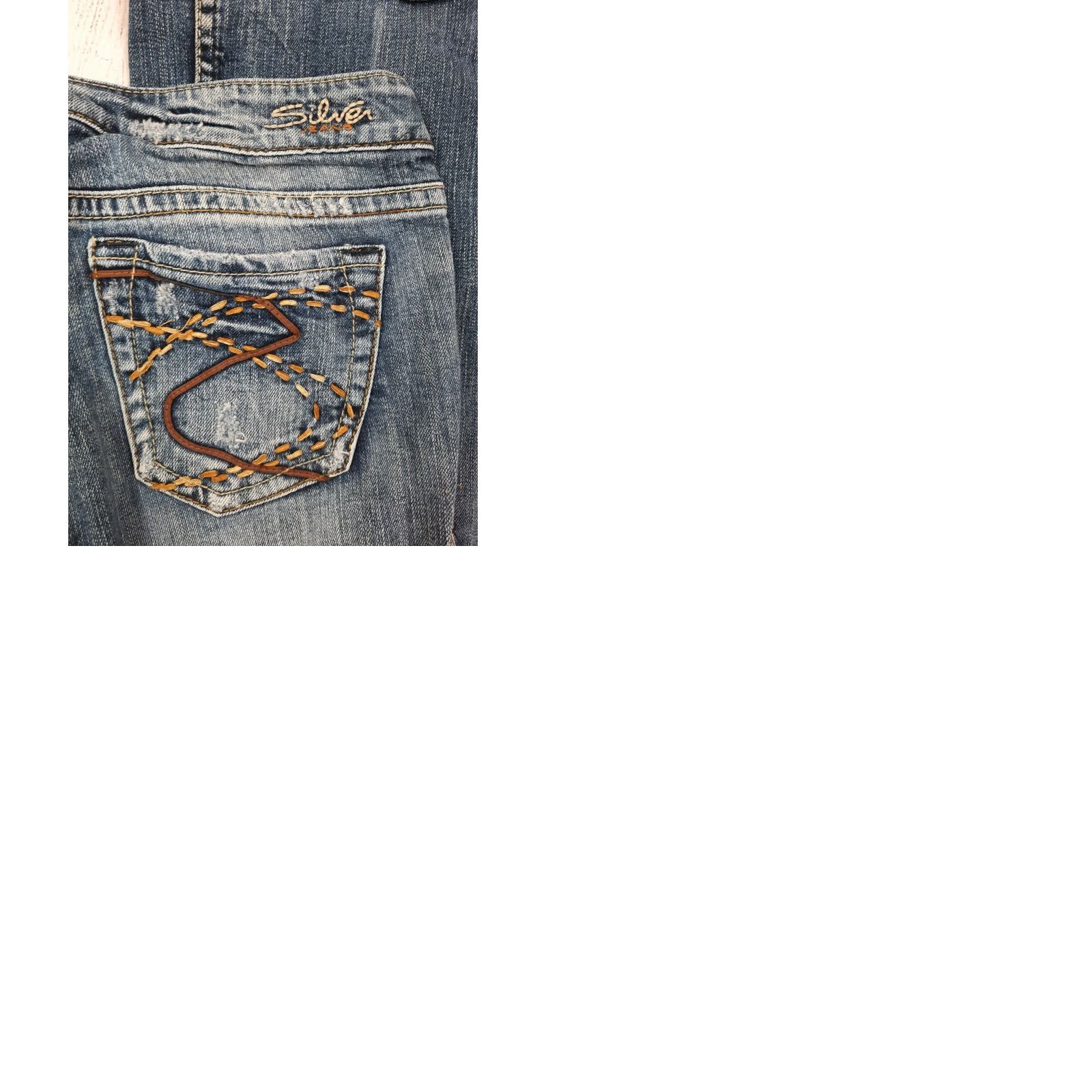 Silver Jeans Co. VINTAGE Silver Jeans Co. Bootcut Jeans Shirt? Size 28" / US 6 / IT 42 - 9 Thumbnail